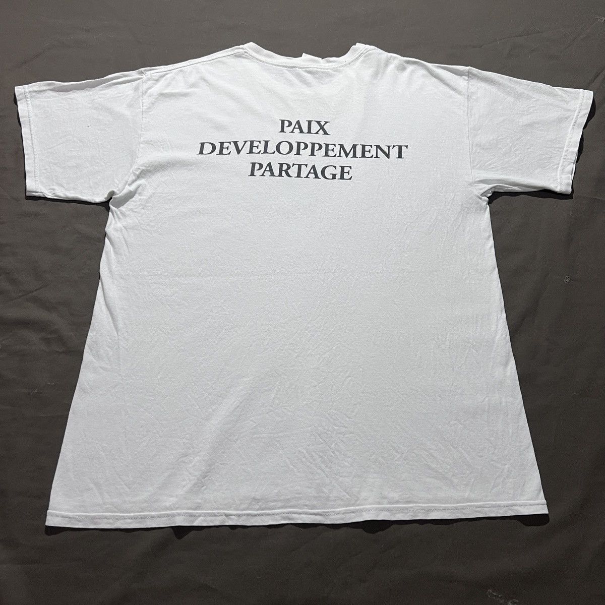 Vintage Y2K Ali Bongo President of Gabon black history Tee L Faded Size US L / EU 52-54 / 3 - 7 Thumbnail