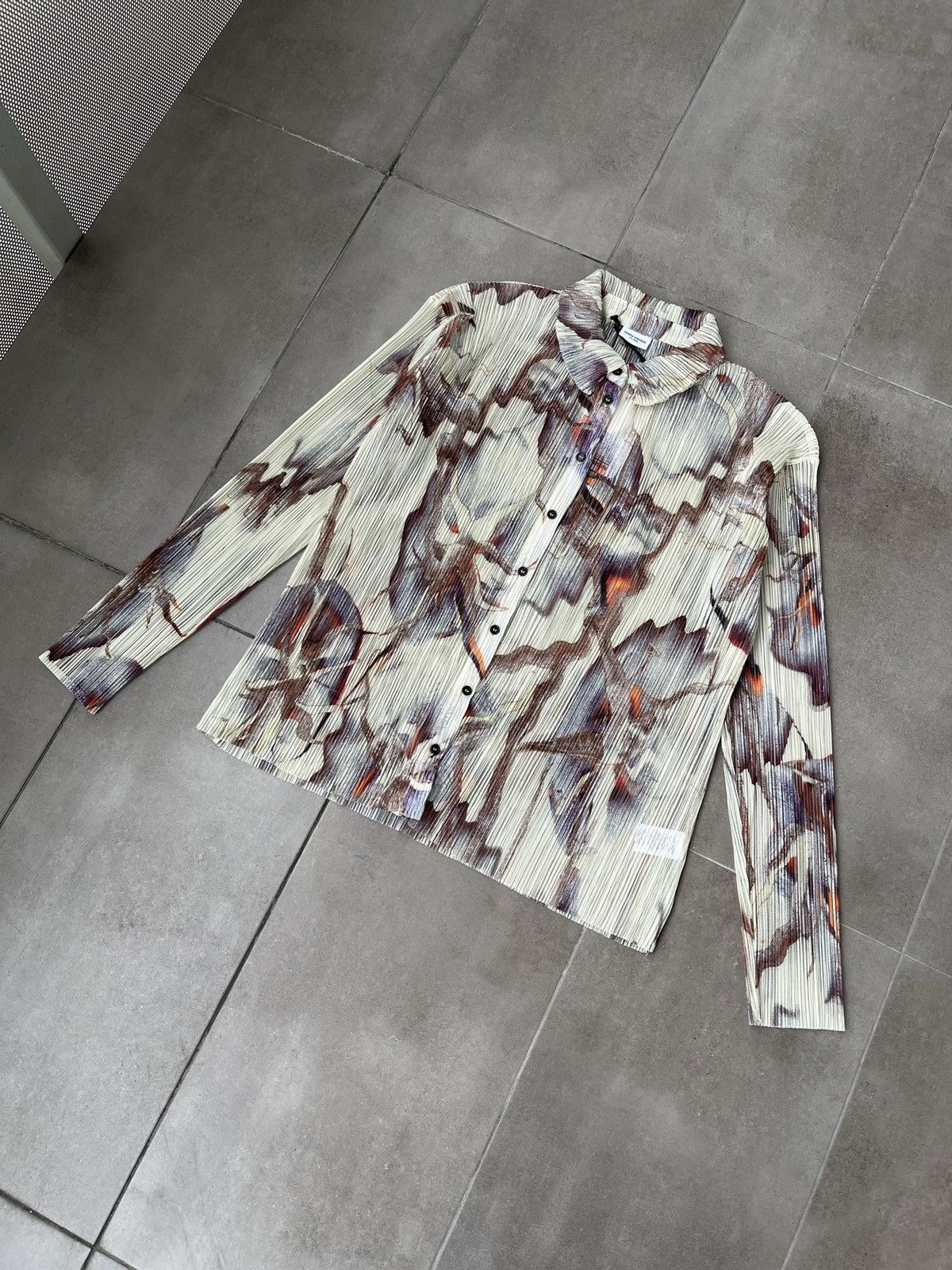Henrik Vibskov !DS! AW23 Henrik Vibskov Gazpacho Mesh Plisse Shirt Size US S / EU 44-46 / 1 - 10 Thumbnail