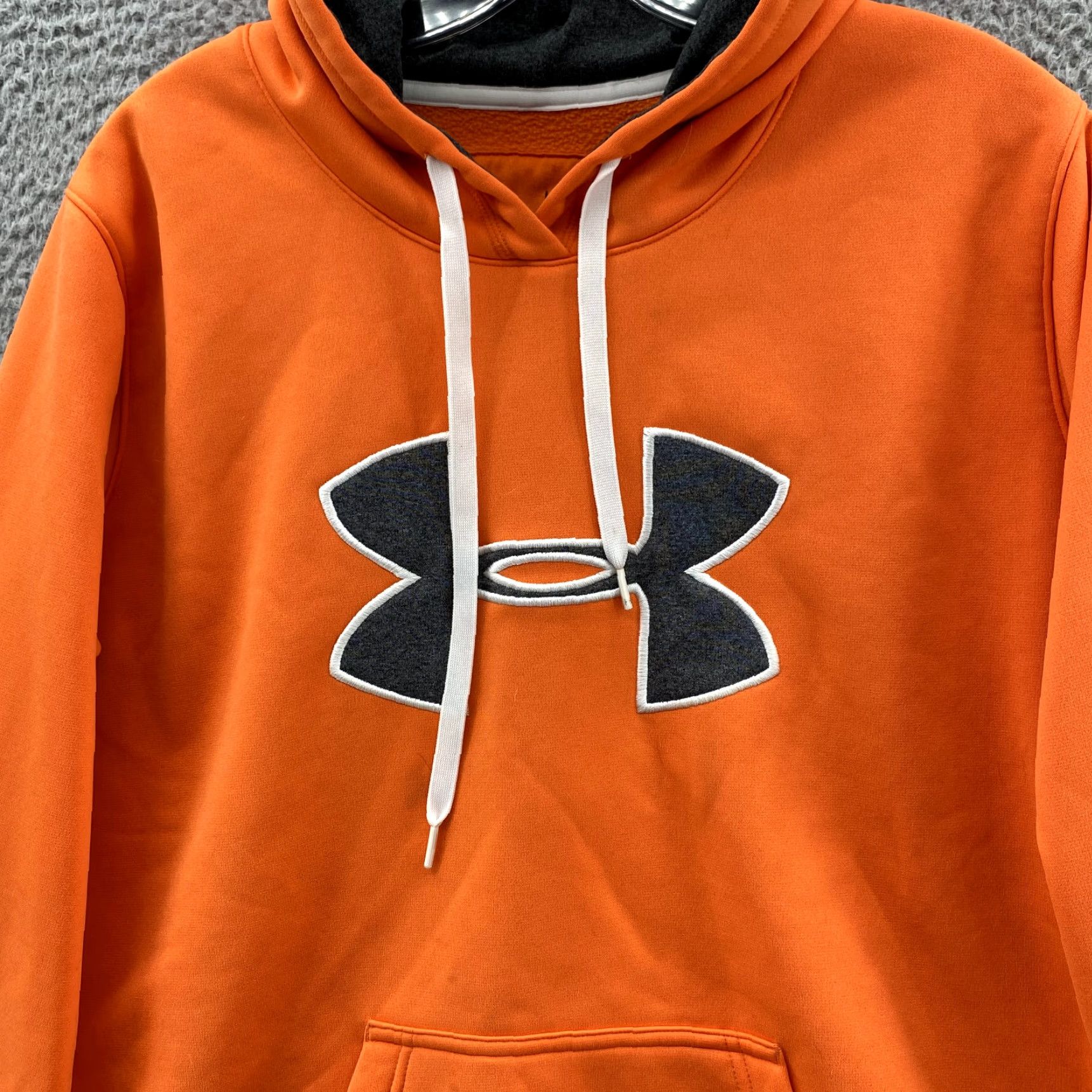 Under Armour Under Armour Storm Hoodie Men L Orange 90s Sportwear Athleisure Activewear Pullover Hoodie Jacket Mens Orange Storm 90s Under Armour Size US L / EU 52-54 / 3 - 3 Thumbnail