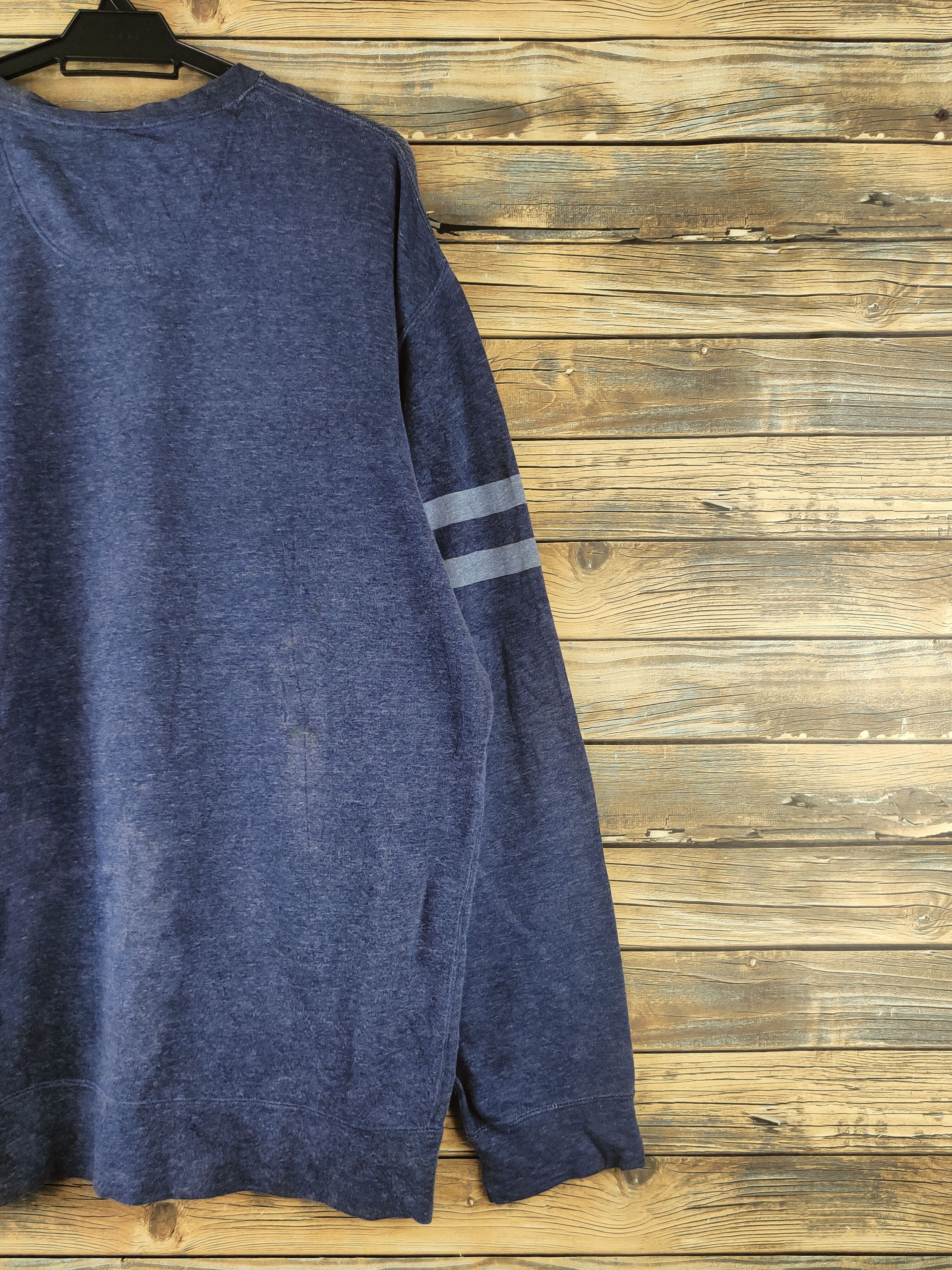 Uniqlo Vintage Uniqlo Blue Sweatshirts Size US XL / EU 56 / 4 - 10 Thumbnail