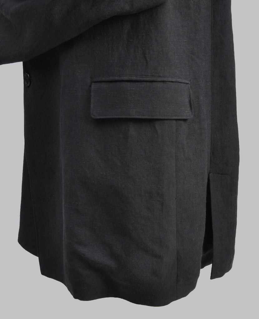 Yohji Yamamoto Yohji Yamamoto Pour Homme 24SS - LINEN DOUBLE FRONT JACKET Size US M / EU 48-50 / 2 - 10 Thumbnail