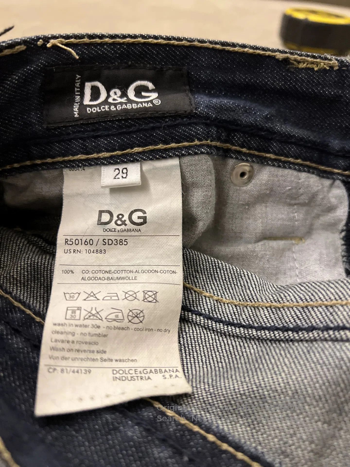 Dolce & Gabbana D&G Low Waist Denim Jeans. Size US 39 - 5 Thumbnail