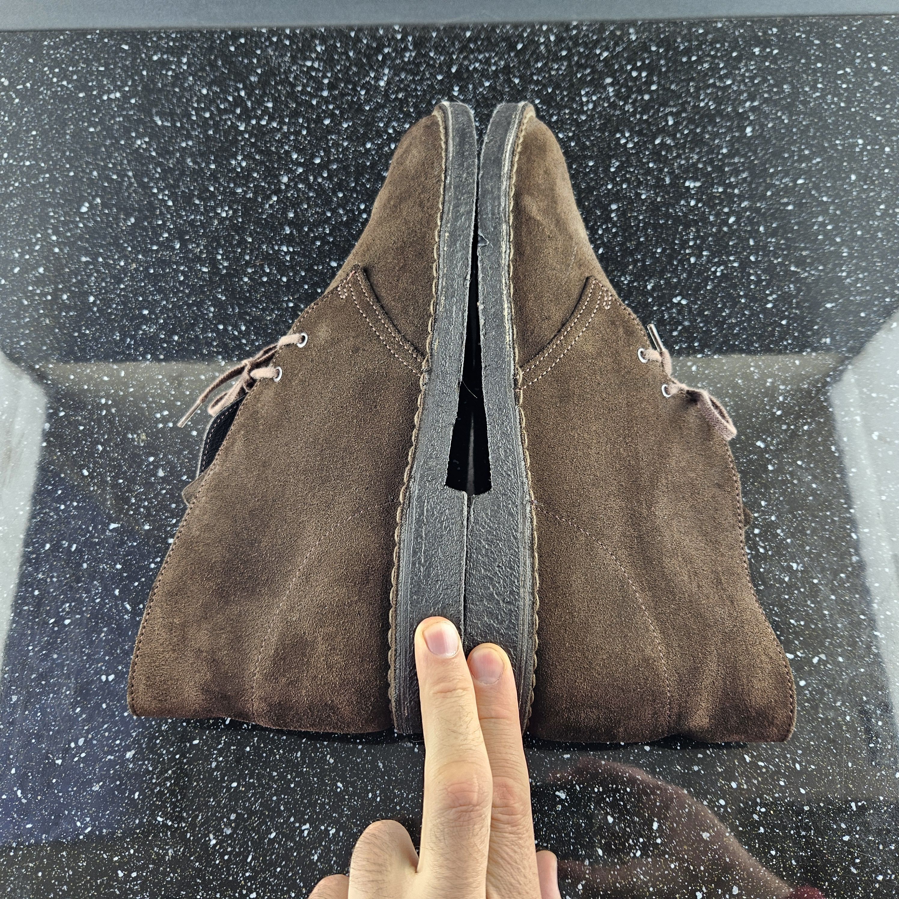 Clarks Clarks Originals Brown Suede LaceUp Crepe Sole Shoes Size US 13 / EU 46 - 8 Thumbnail
