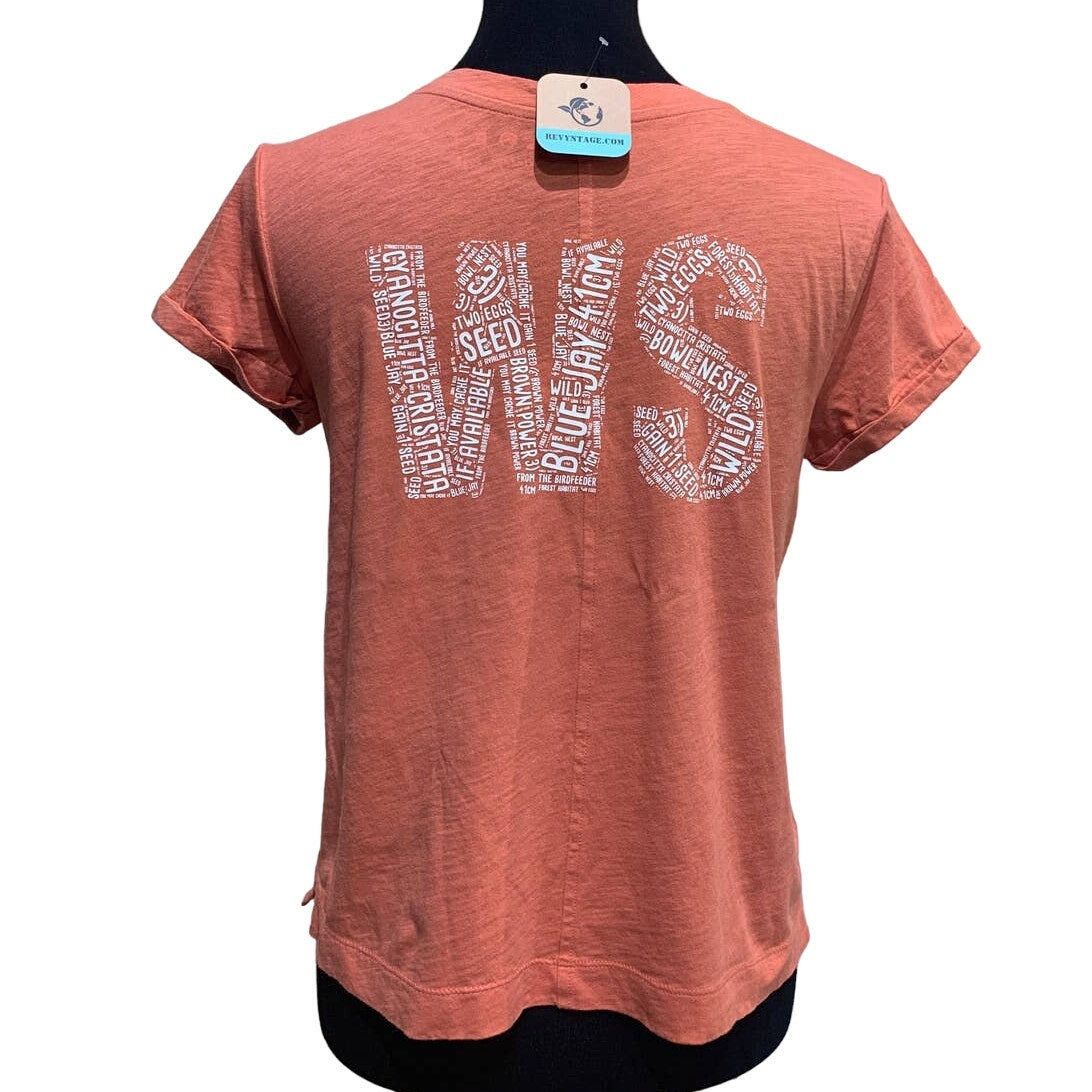 Other Wingspan Inspired Women's Small Upcycled Blue Jay Tee Size ONE SIZE - 3 Thumbnail