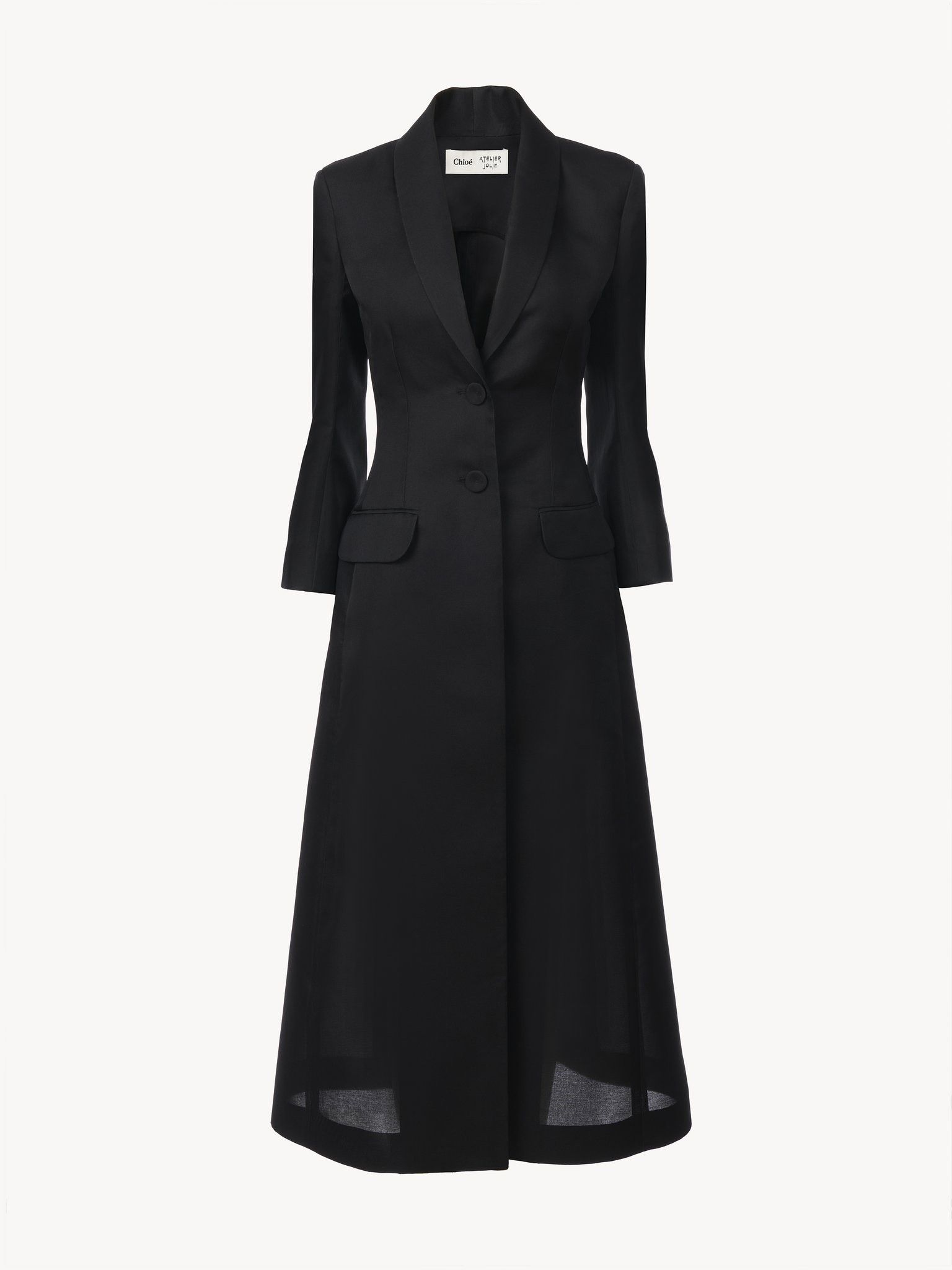 Chloe o1loc1c0325 CHC24 Coat in Black Size M / US 6-8 / IT 42-44 - 2 Thumbnail