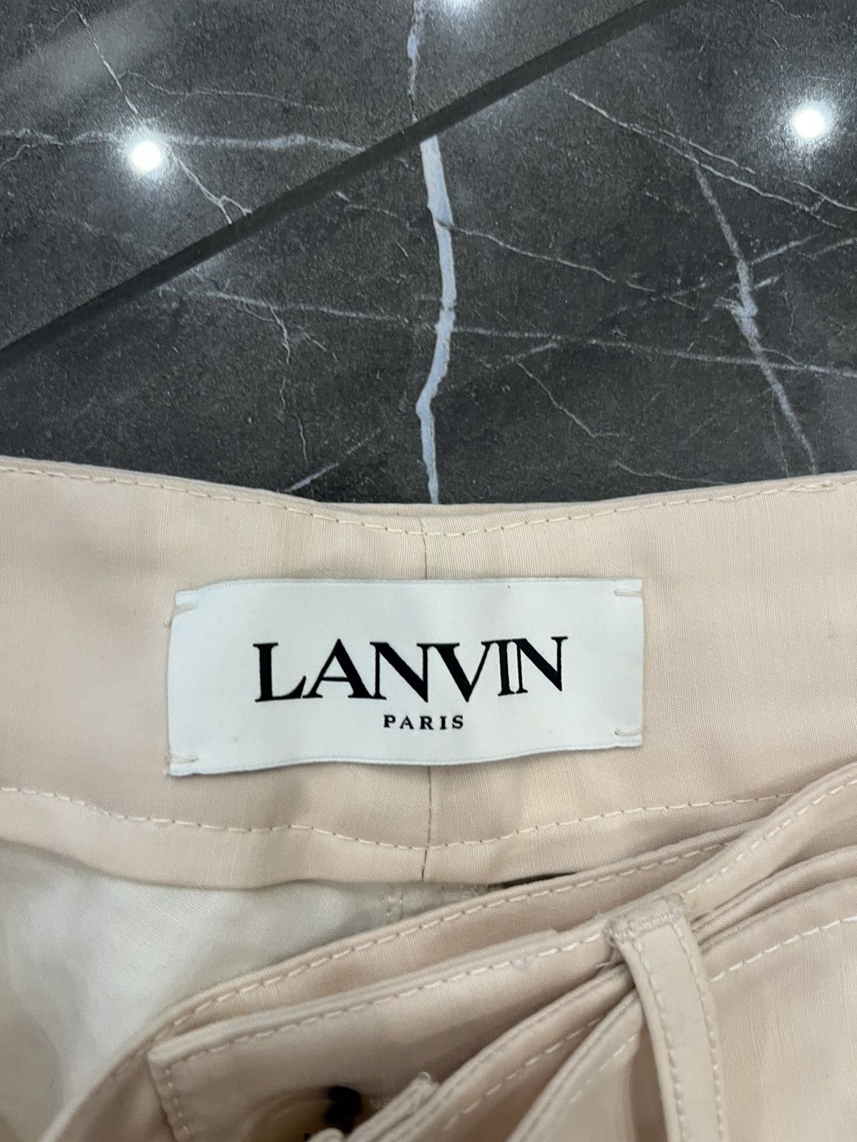 Lanvin Lanvin Men's Double Belted Cargo Pants Size Medium Size 48 Size US 32 / EU 48 - 2 Thumbnail