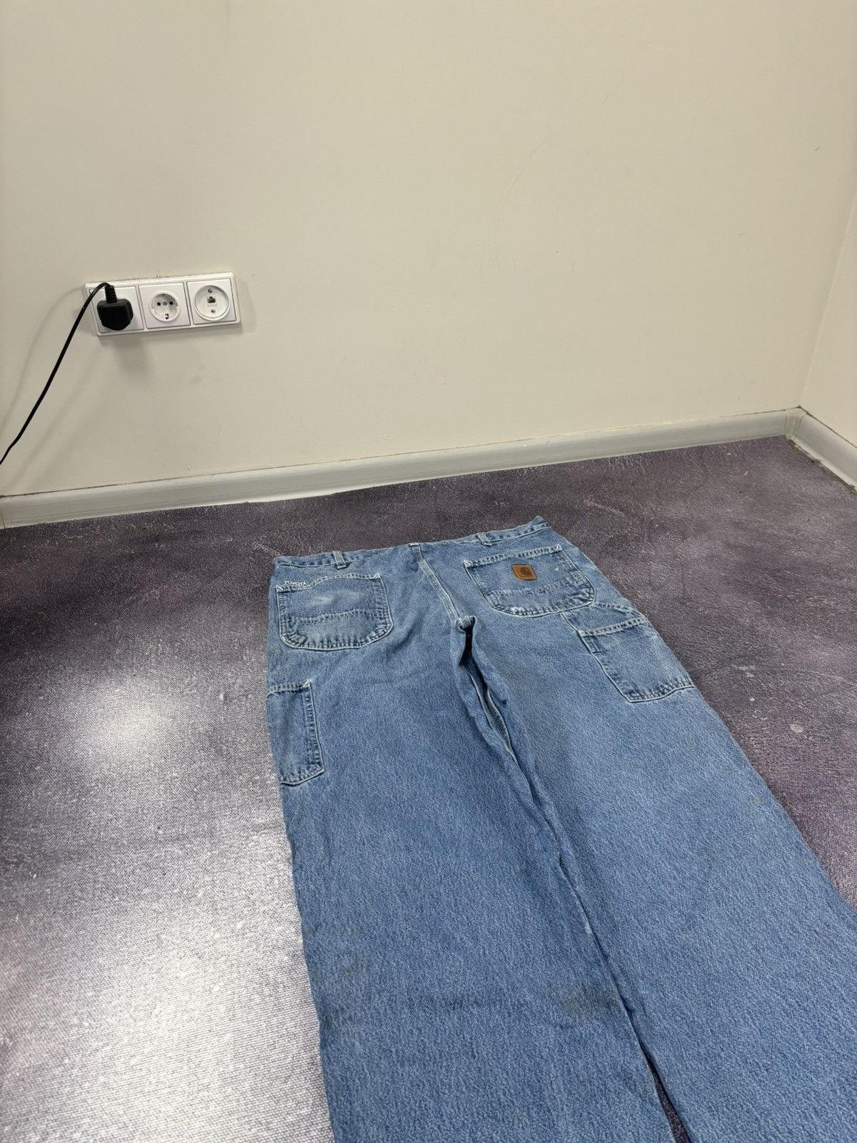 Carhartt Vintage Carhartt Loose Original Fit Hype Denim Baggy Jeans Size US 38 / EU 54 - 5 Thumbnail