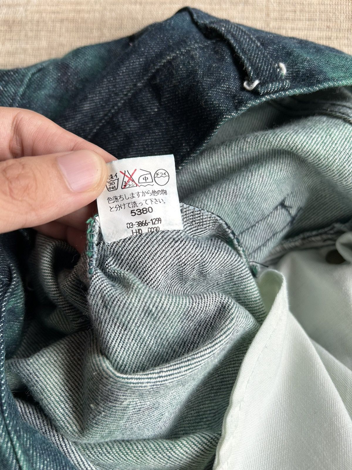 Japanese Brand × Kapital × Vintage Japanese Brand Crespi Rare design Jeans ☠️ Size US 27 - 12 Thumbnail