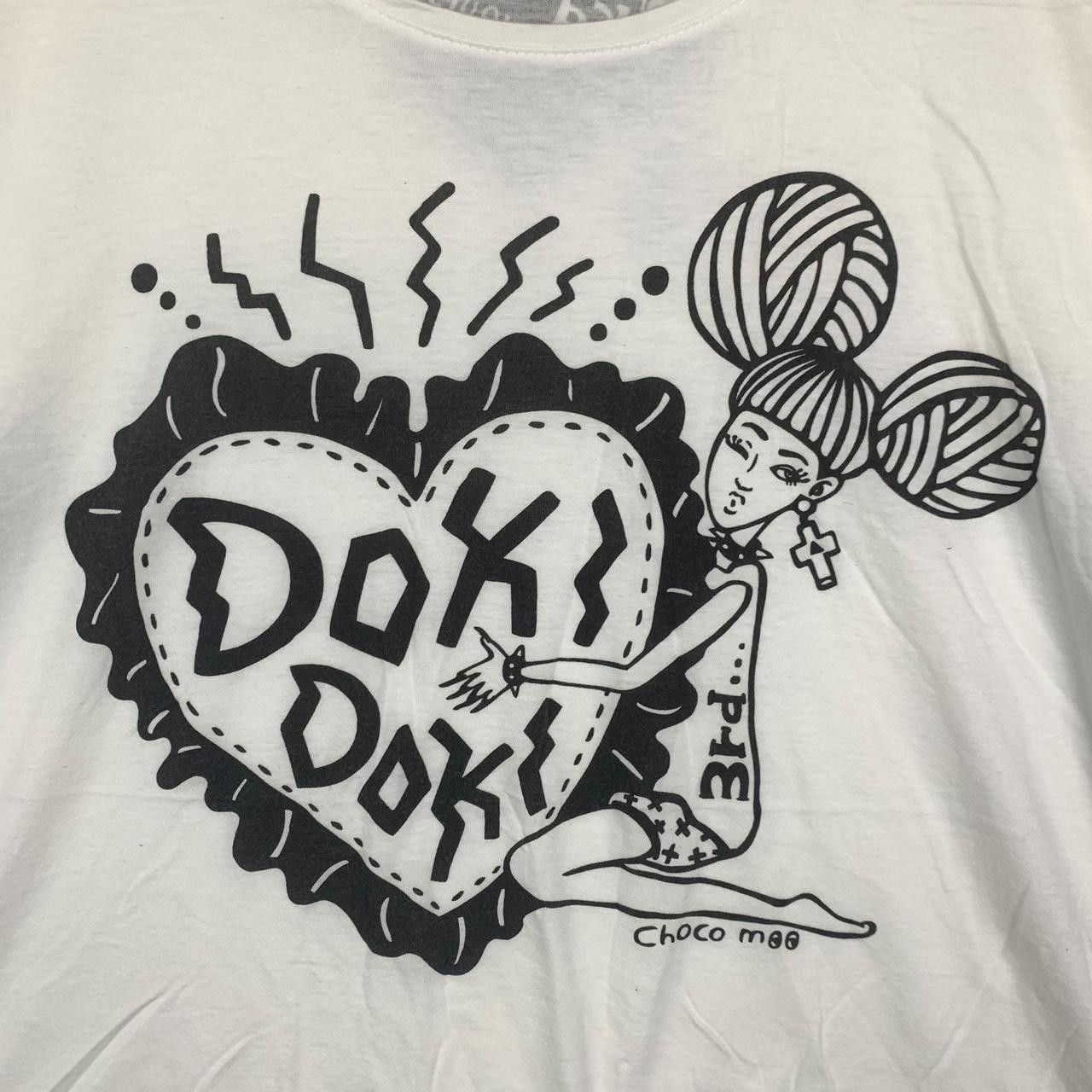Vanquish VANQUISH 3RD x CHOCO MAGAZINE Doki Doki Tee Shirt Top Size L / US 10 / IT 46 - 5 Thumbnail