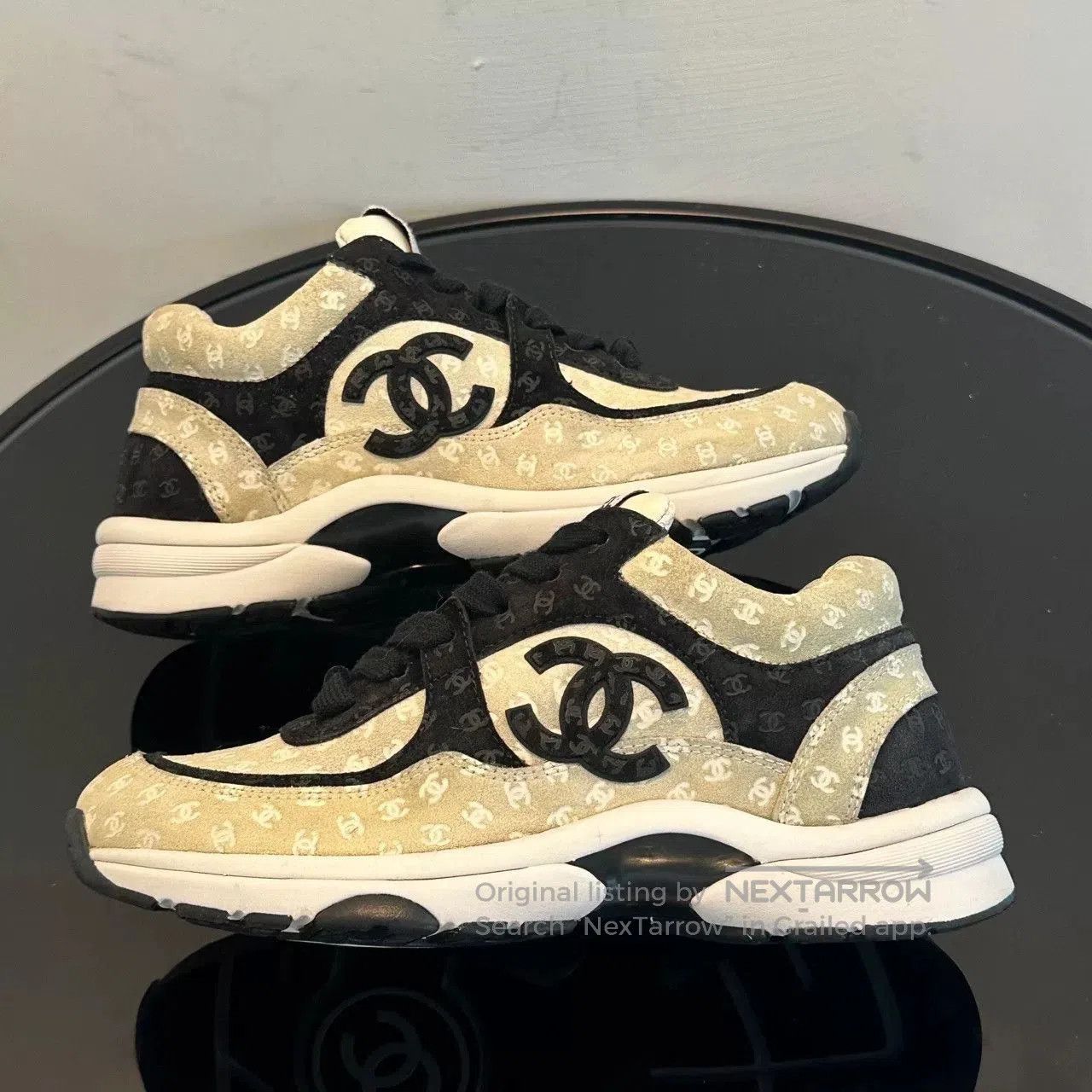 Chanel chanel logo printed low. Size US 6 / IT 36 - 3 Thumbnail