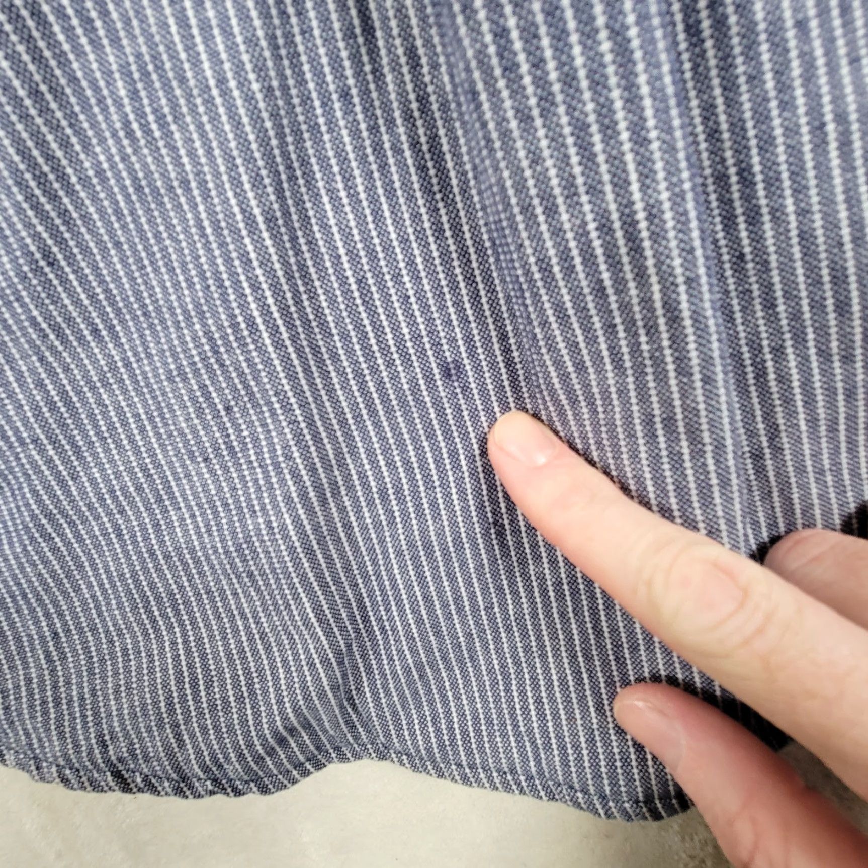 Vintage Prentiss Mens Button-Up Shirt Chest Pockets Blue Long Sleeve XXL Size Regular Fit Casual Vintage: No Size US XXL / EU 58 / 5 - 6 Thumbnail