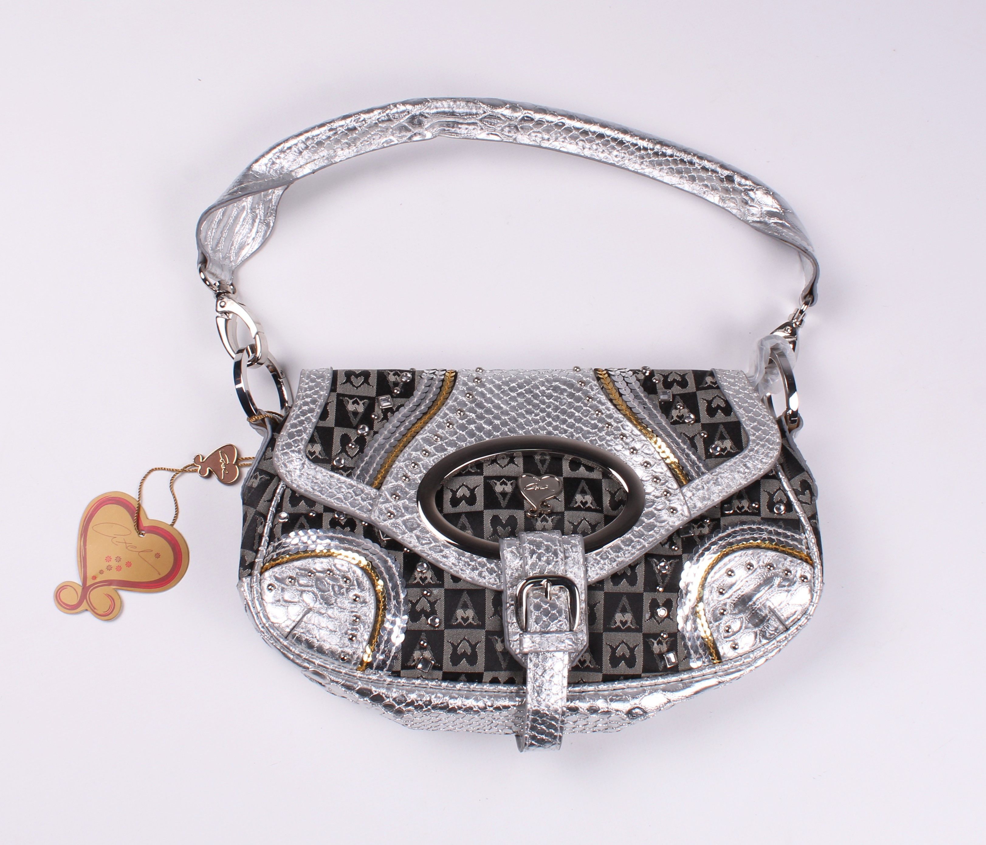 Vintage Axel Vintage Y2K 2000's Grunge Silver Shoulder Bag Size ONE SIZE - 2 Thumbnail