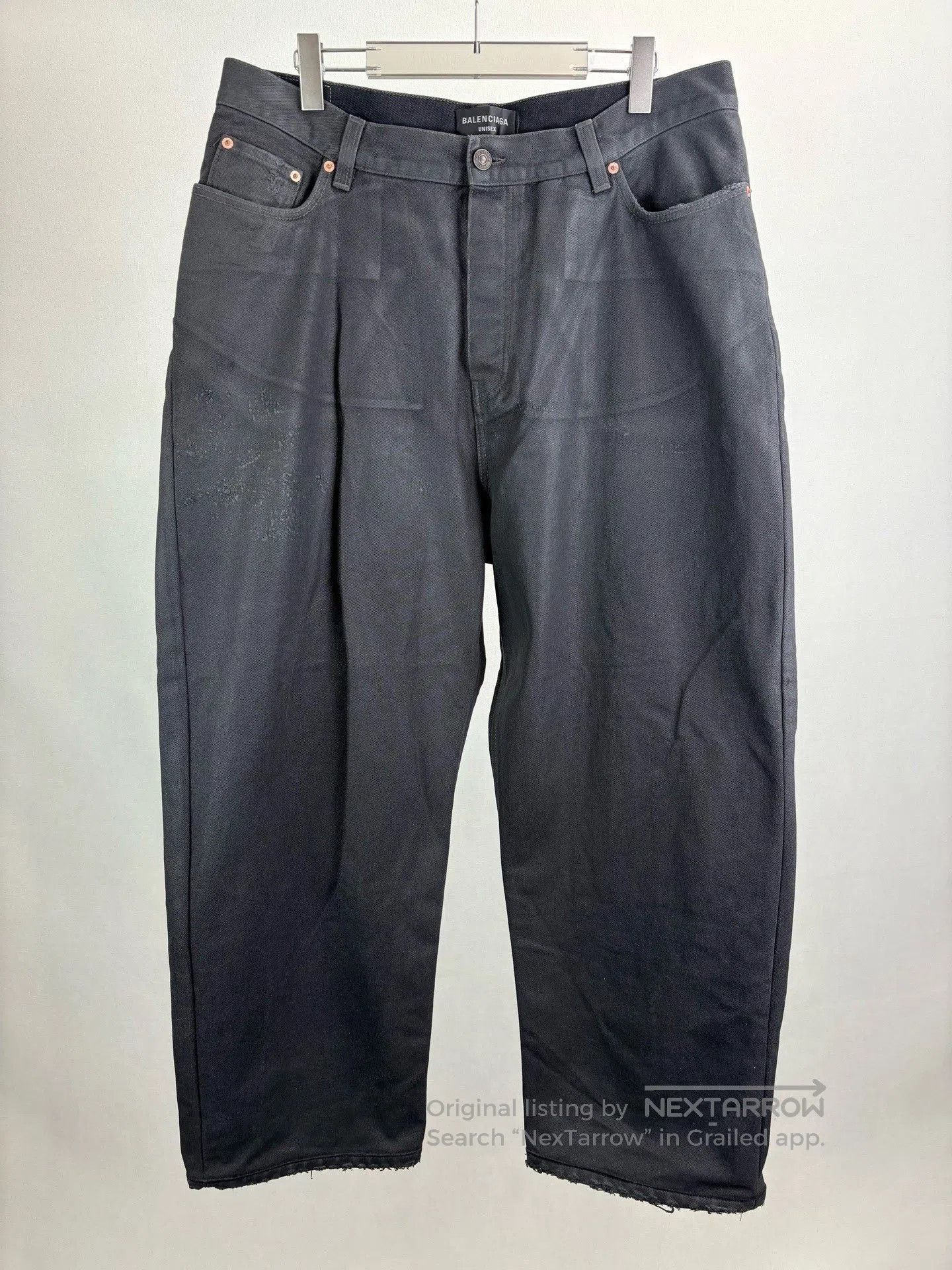 Balenciaga Balenciaga Baggy Distressed Jeans. Size US 29 - 1 Thumbnail