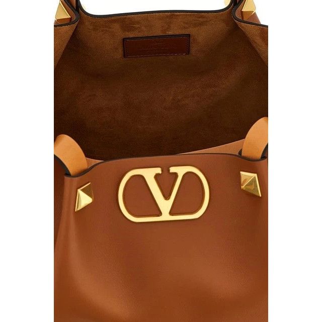 Valentino VALENTINO GARAVANI Shopping medium Brown Tote Bag New & Auth Size ONE SIZE - 4 Thumbnail