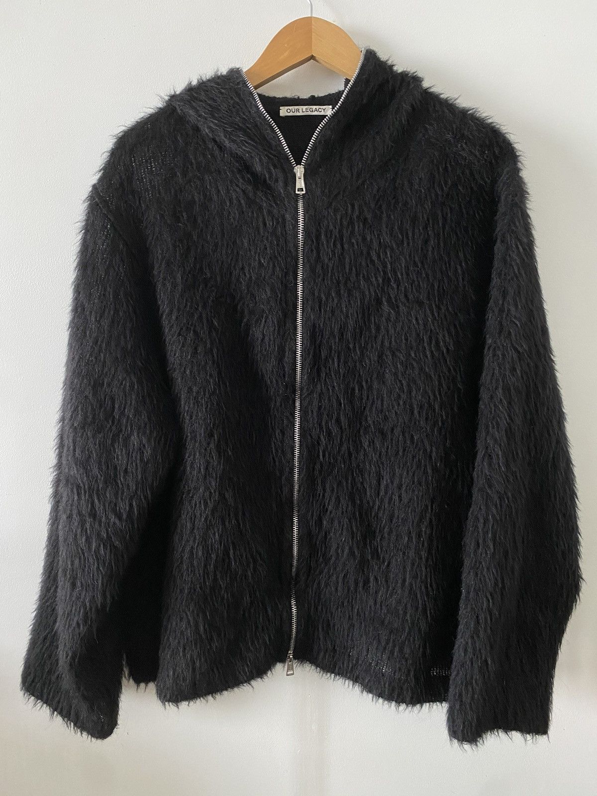 Our Legacy Zip Mohair Hoodie | Grailed