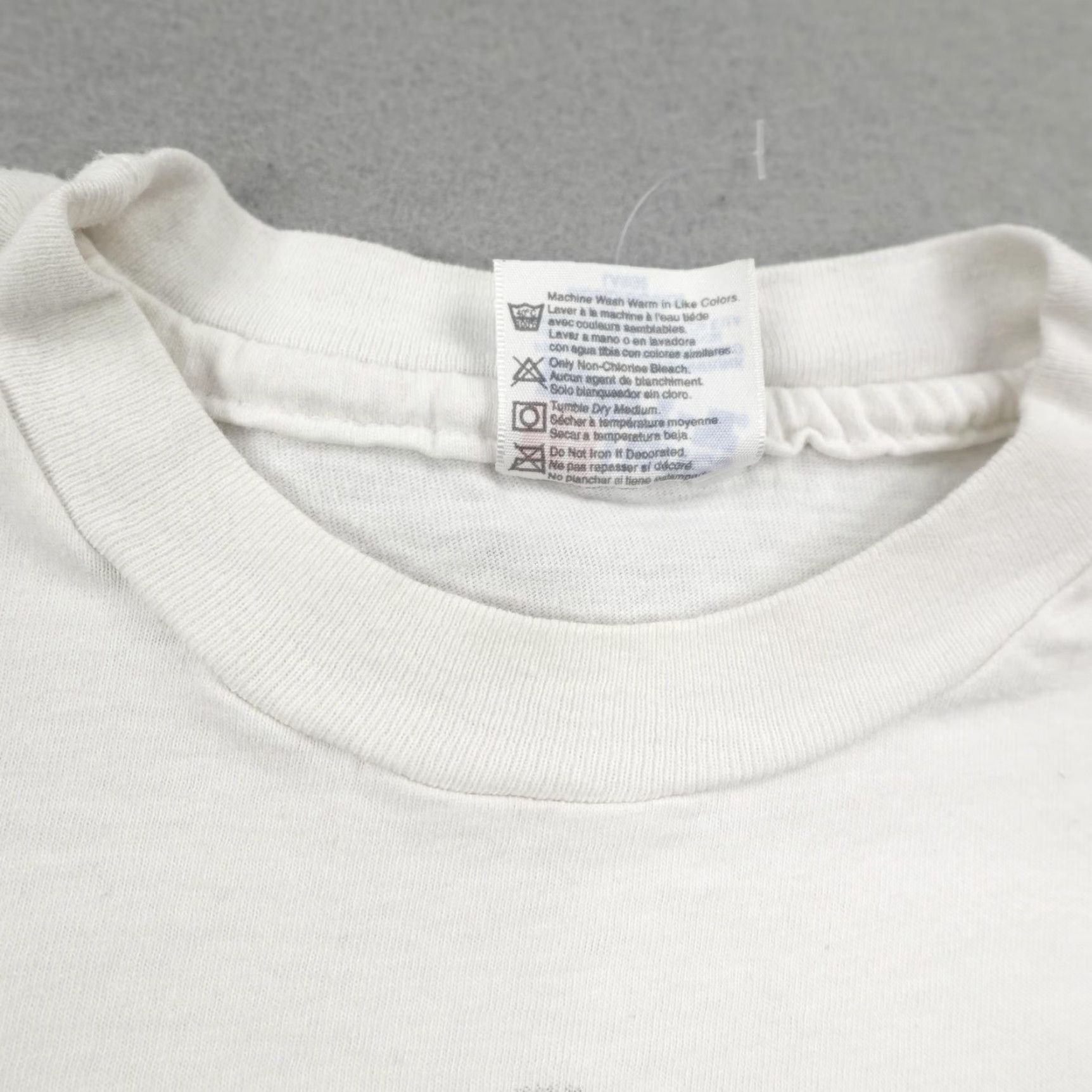 Hanes VINTAGE Elvis Presley T-Shirt Mens Large White Graphic 80s Art Music Rock Size US L / EU 52-54 / 3 - 4 Thumbnail