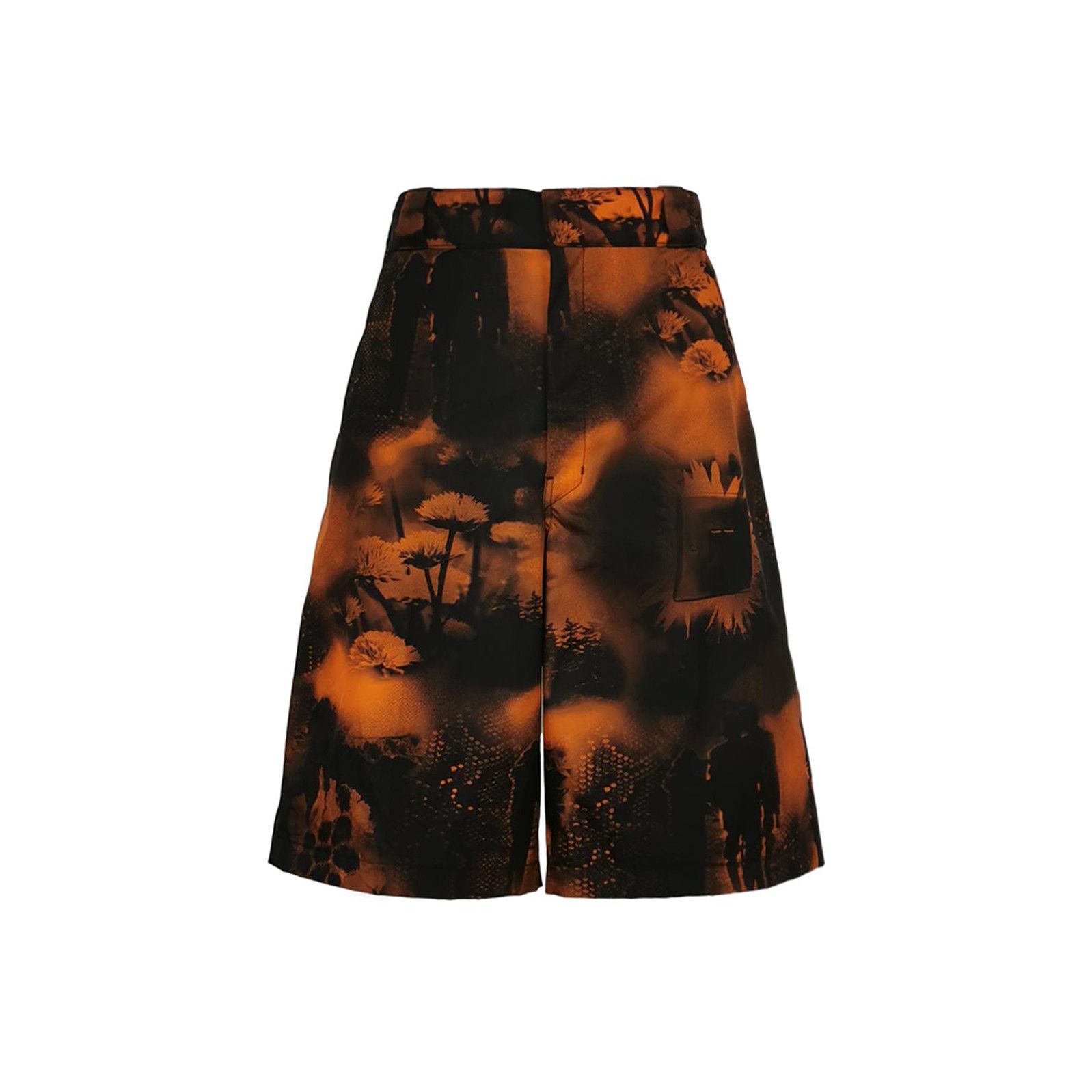 Prada Prada Color-Block Triangle Logo Shorts - dmc Size 42" / US 20 - 1 Thumbnail