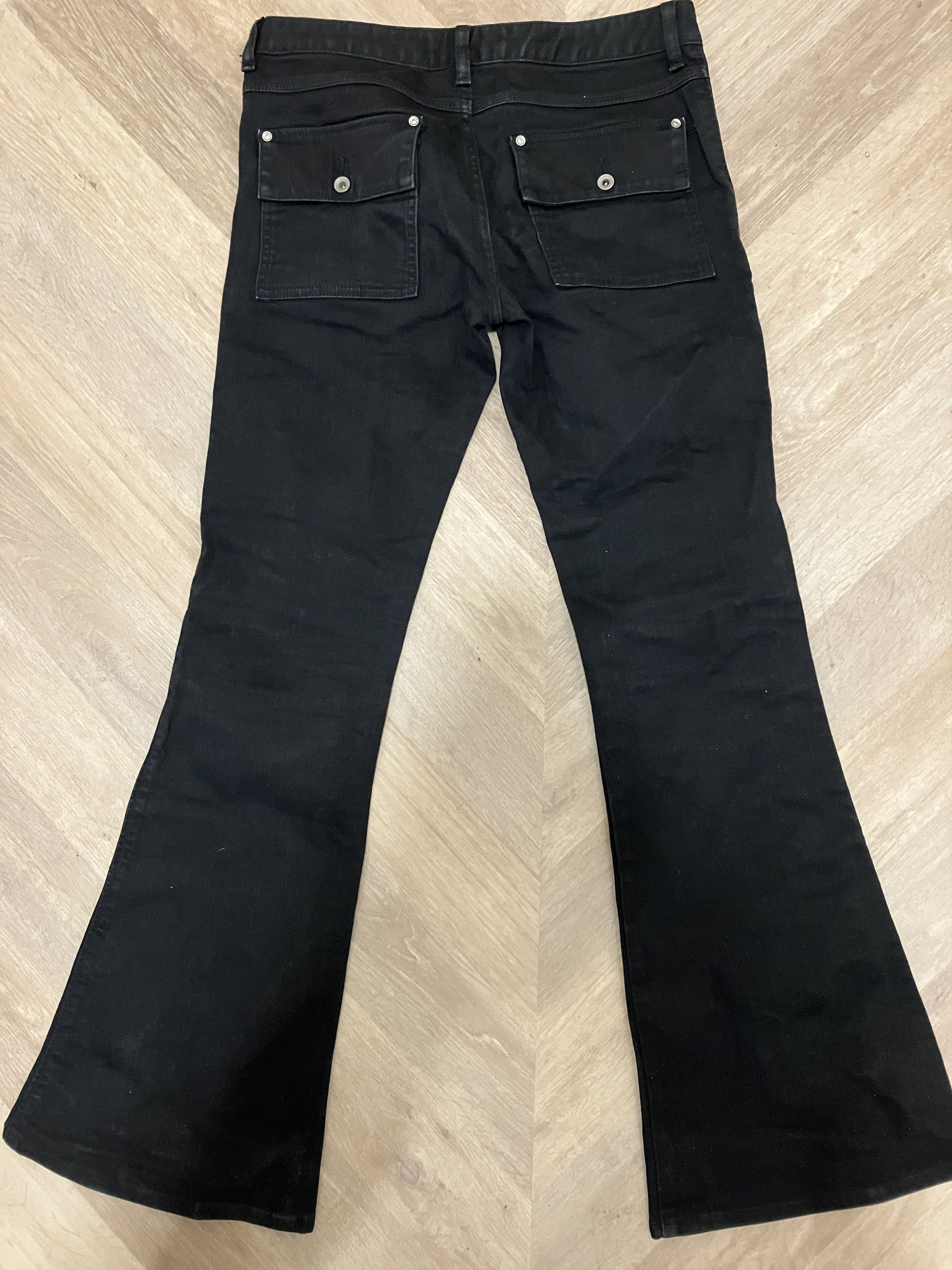 Vintage Vintage Bobson Edisconcious Black Flare Jeans Size US 30 / EU 46 - 3 Thumbnail