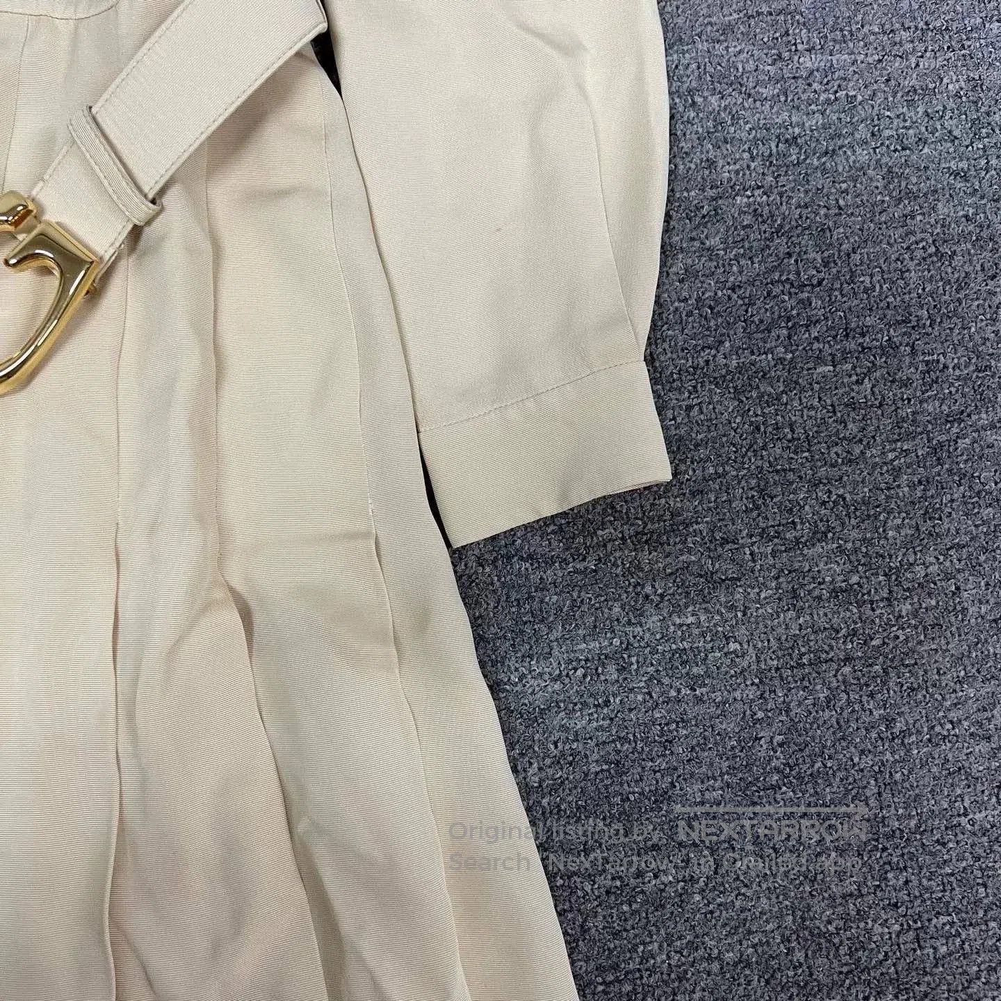 Gucci Gucci Silk Dress with Gold Buckle Belt. Size S / US 4 / IT 40 - 2 Thumbnail