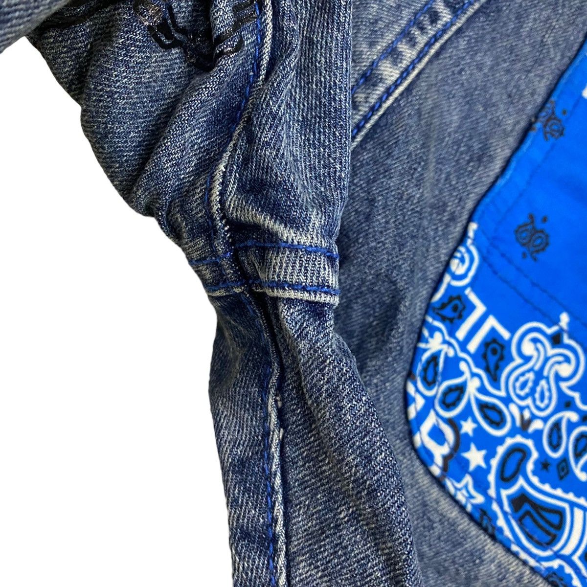 EVAE MOB X BLACK LUX PAINTING DENIM PANTS