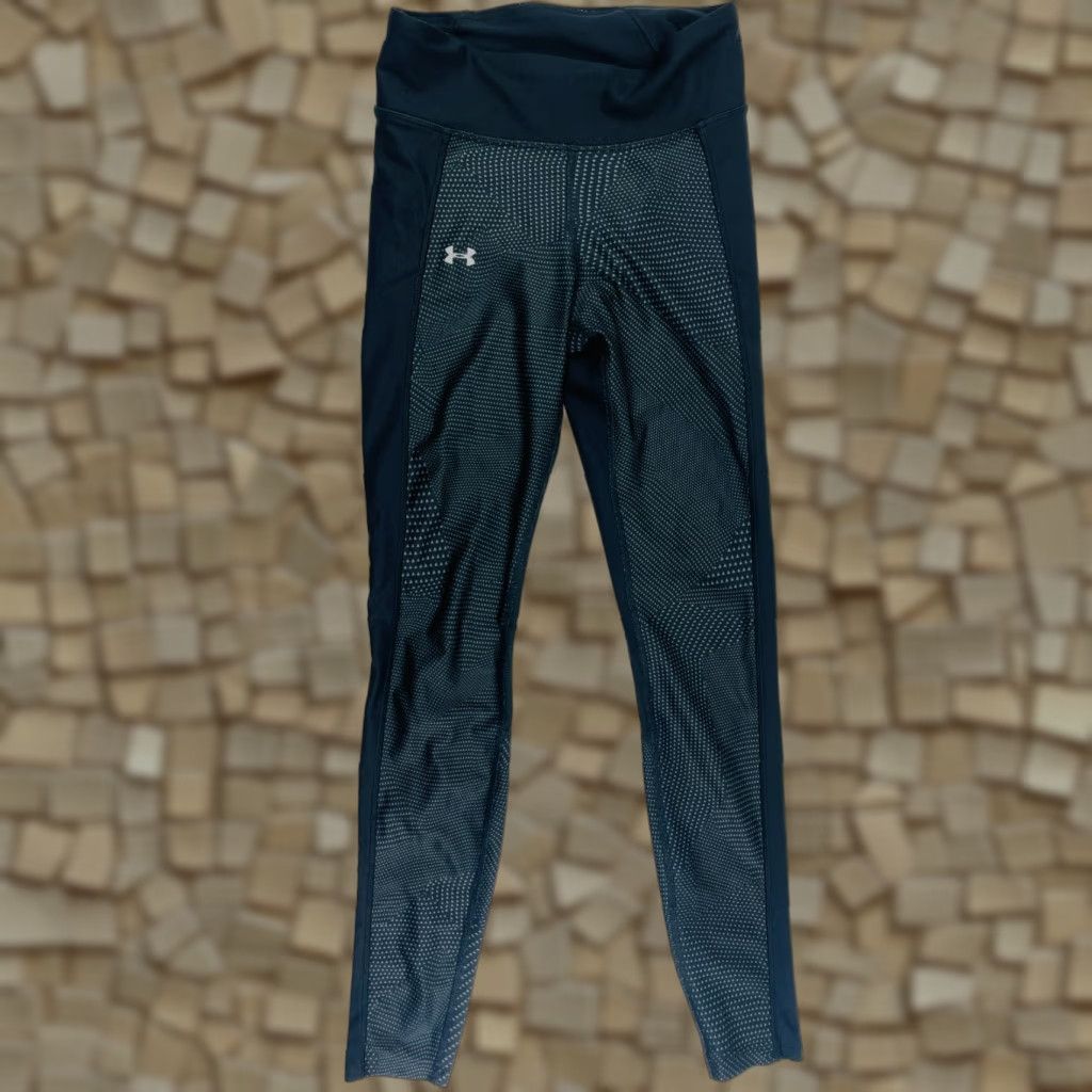 Under Armour Under Armour Legging Pants Women's S or XS Long Black Gray Zipped Pocket Sweatpants Size 28" / US 6 / IT 42 - 1 Thumbnail