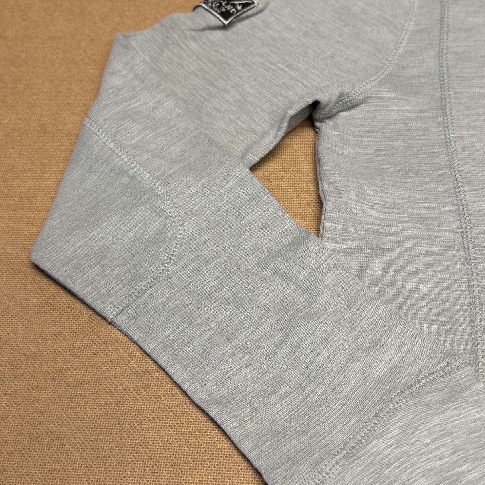 French Connection UK Style By French Connection Mens Large Gray Henley Pullover Hoodie Logo Size US L / EU 52-54 / 3 - 6 Thumbnail