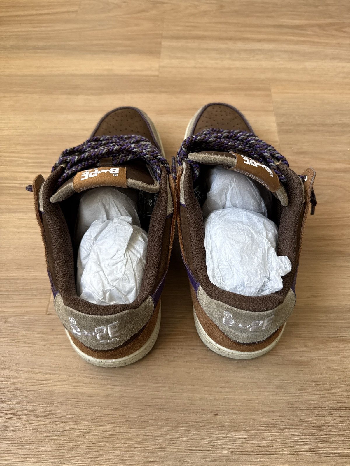 Bape Brown Sued Sk8 Sta Size US 11 / EU 44 - 4 Thumbnail