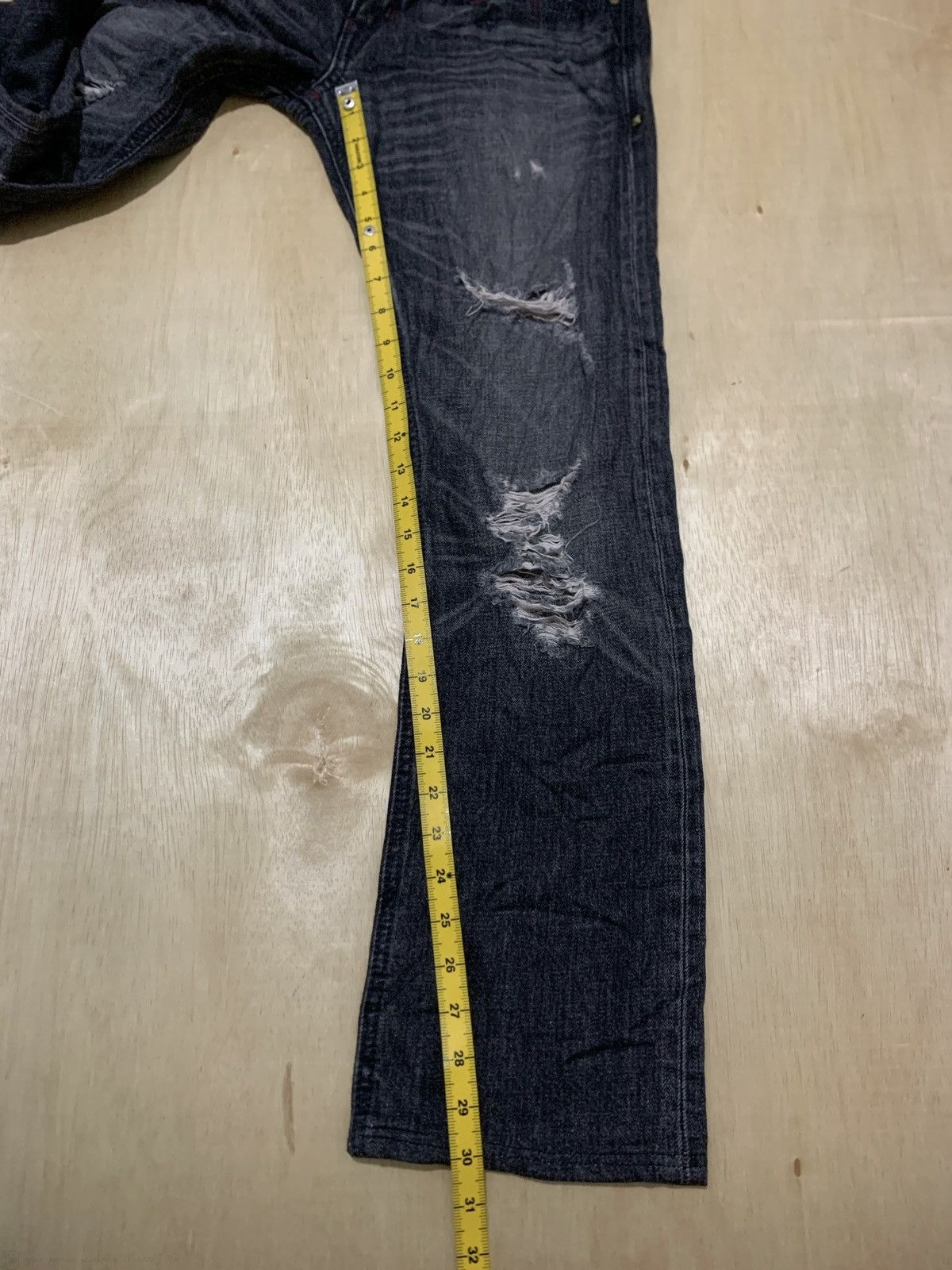 Hysteric Glamour × If Six Was Nine × Japanese Brand Liberto Distressed Denim Ifsixwasnine Style Size US 32 / EU 48 - 15 Thumbnail