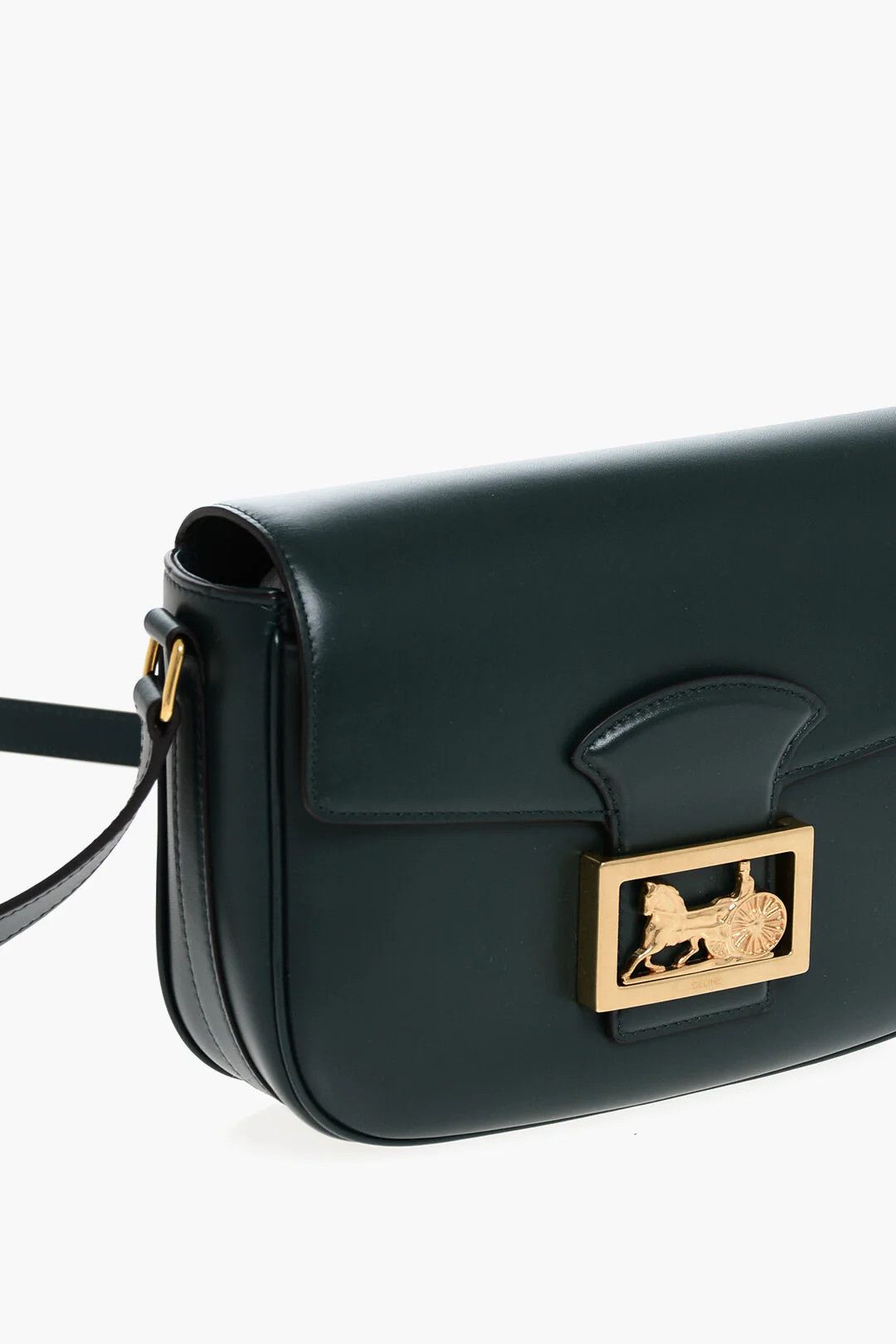 Celine og1mm0326 Size: OS / Leather Shoulder Bag in Green Size ONE SIZE - 3 Thumbnail