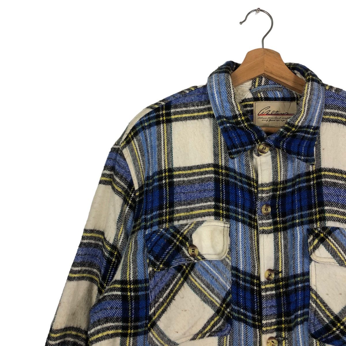 Flannel 🔥Tartan Design Check Flannel Jacket Japan Made Size US L / EU 52-54 / 3 - 7 Thumbnail
