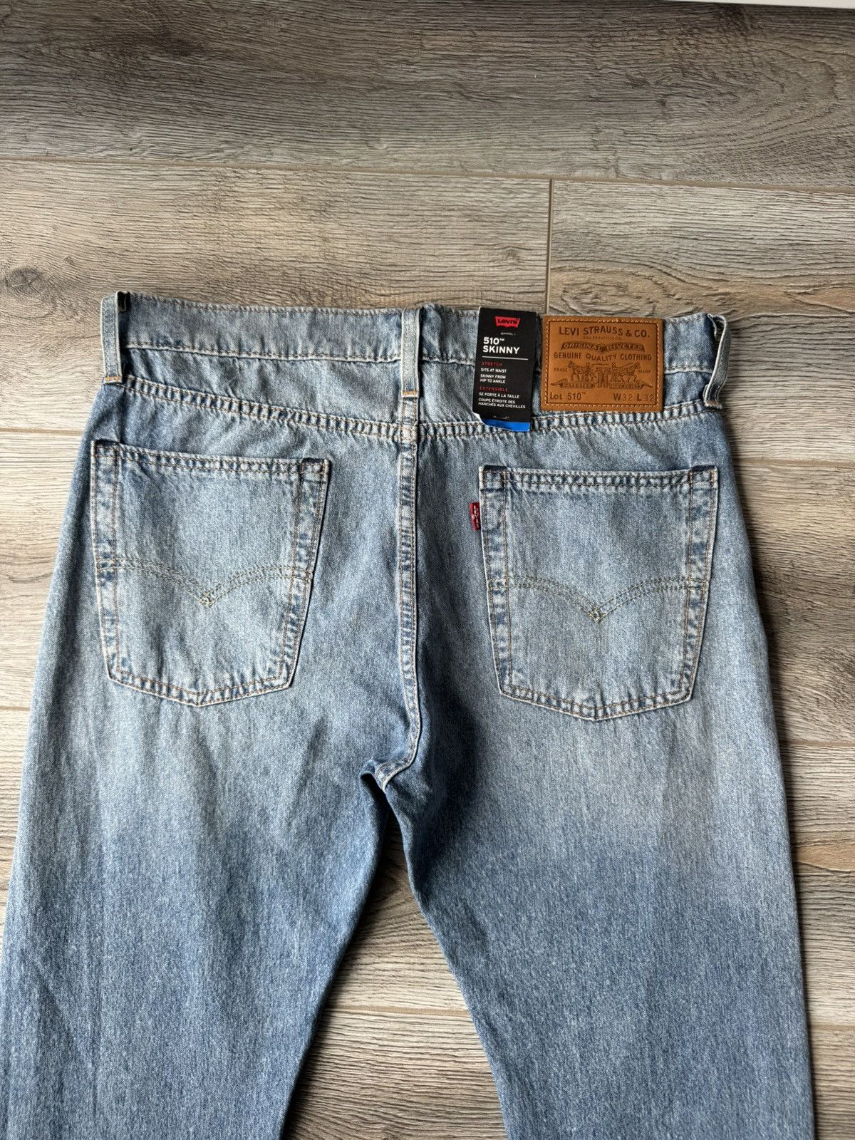 Levi's Levis 510 Big E Womenʼs Jeans Size 32" / US 10 / IT 46 - 3 Thumbnail