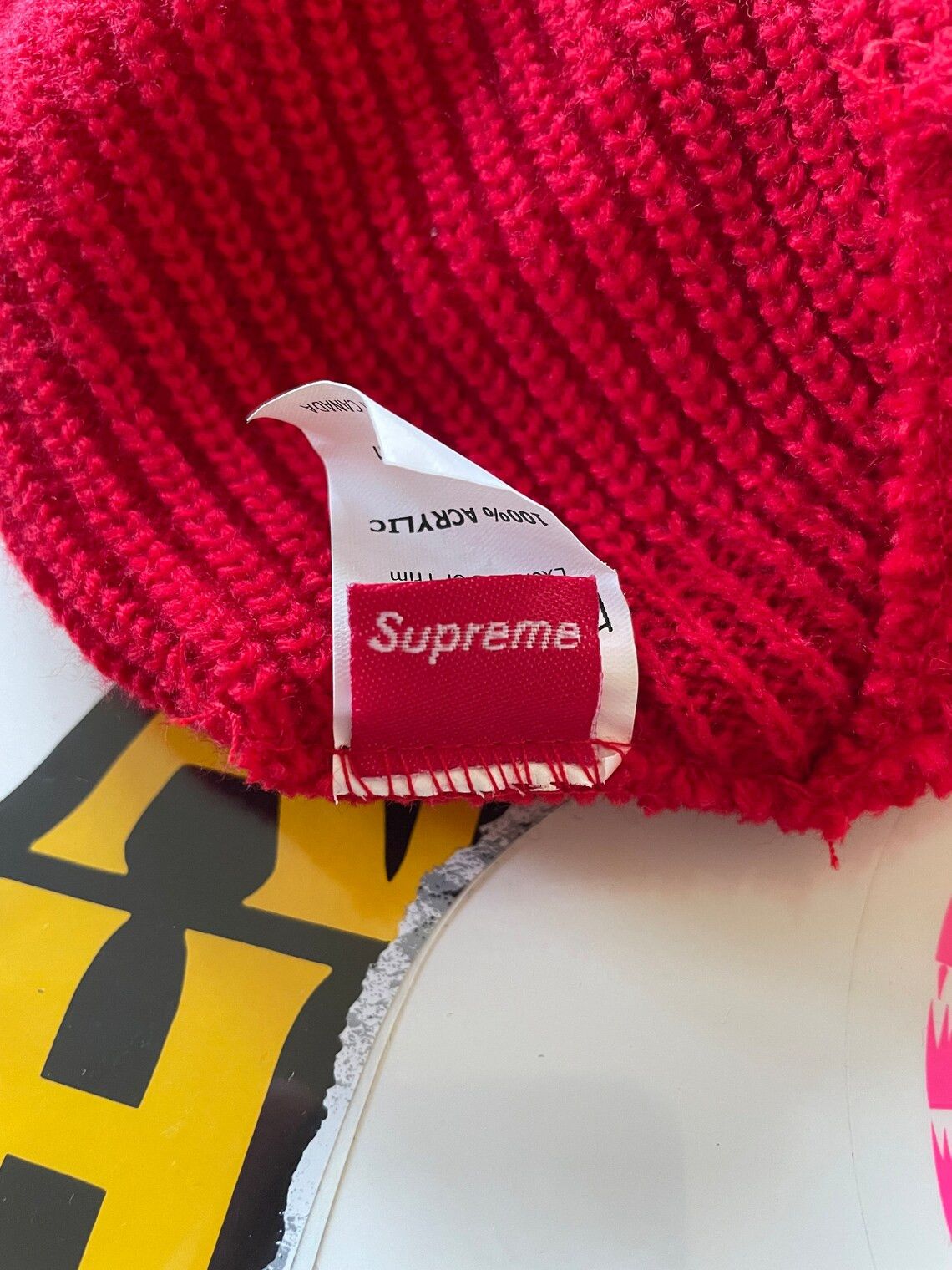 Supreme × Vintage Vintage 2002 Supreme Knit Balaclava Beanie Size ONE SIZE - 4 Thumbnail