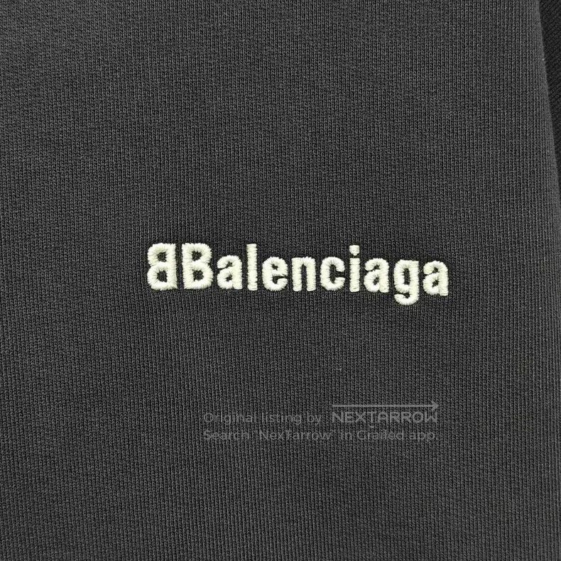 Balenciaga Balenciaga Double B Embroidered Hoodie Size US S / EU 44-46 / 1 - 3 Thumbnail