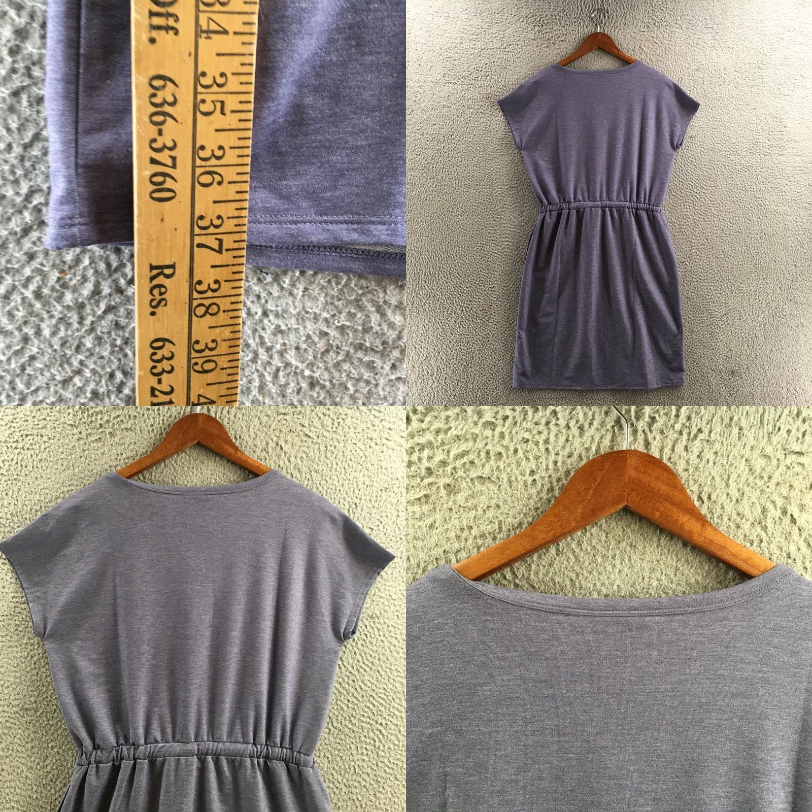 Vintage 32 Degrees Cool A-line Dress Womens S Blue Cinched Waist Knee-length Pockets NWT Size S / US 4 / IT 40 - 8 Thumbnail