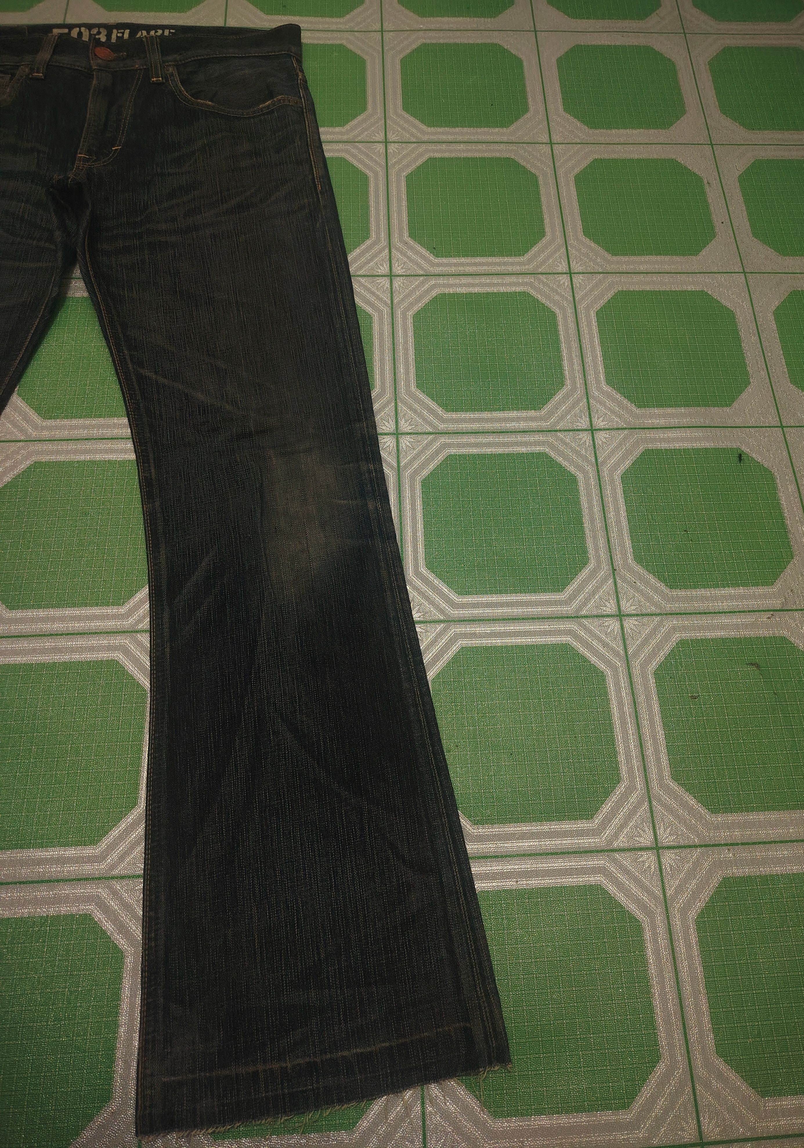 Edwin Japanese Edwin 503 FLARE Jeans Distressed Jeans Size US 32 / EU 48 - 3 Thumbnail