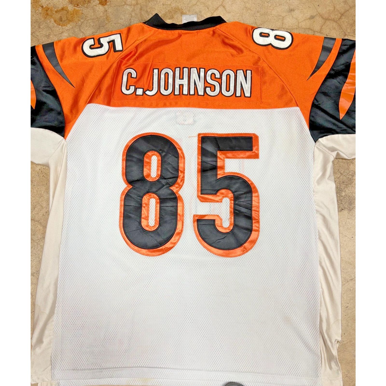 Reebok Reebok Johnson 85 Cincinnati Bengals Jersey NFL Size 54 XXL Size US XL / EU 56 / 4 - 9 Thumbnail