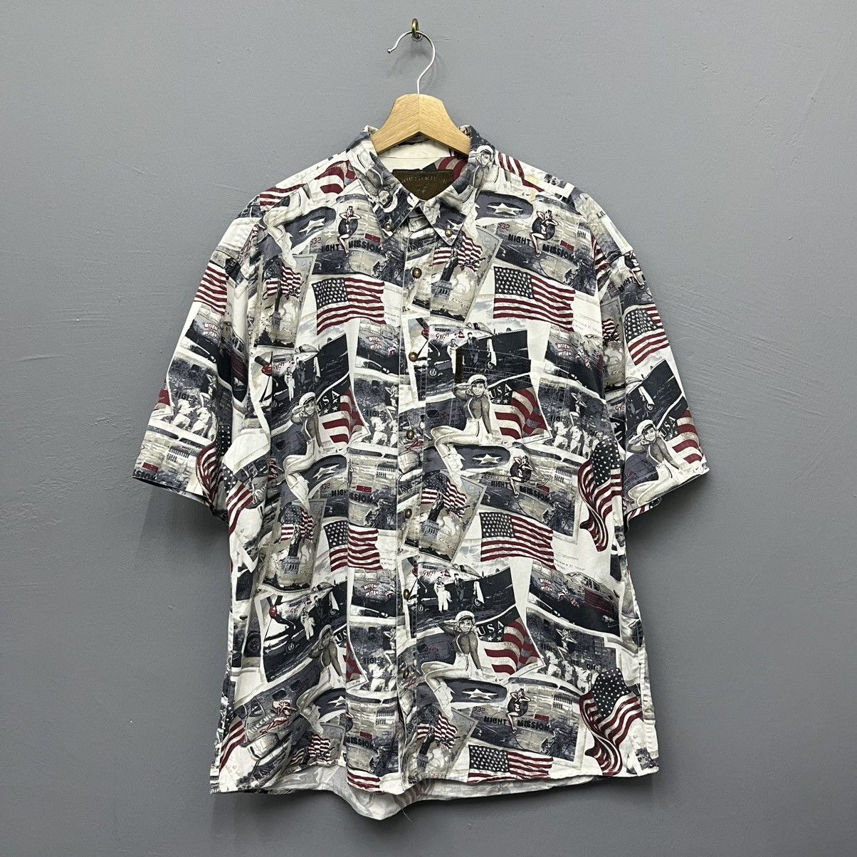 North River Outfitters North River American Patriotic Button Up Shirts Size US XL / EU 56 / 4 - 1 Thumbnail