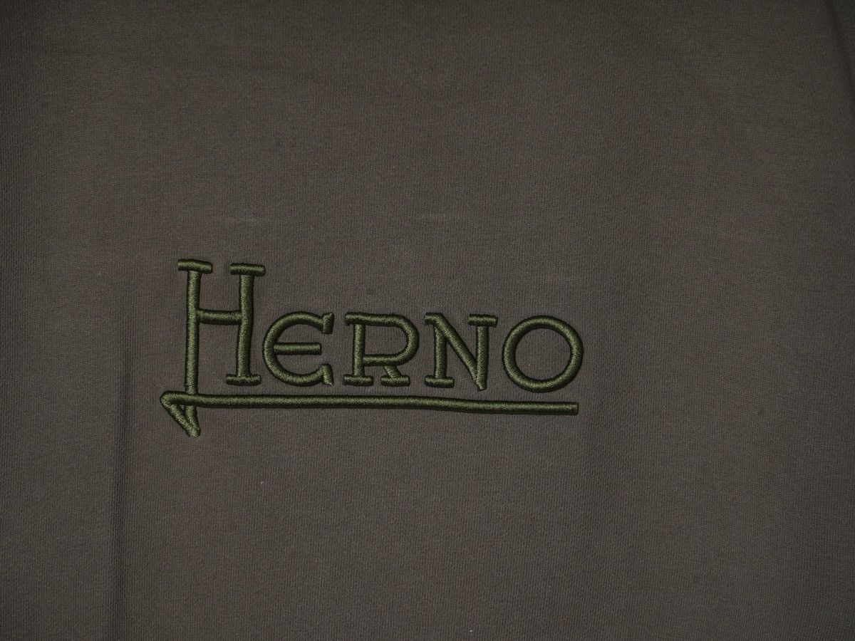 Herno Herno Sweatshirt big logo sz 48 Size US M / EU 48-50 / 2 - 2 Thumbnail