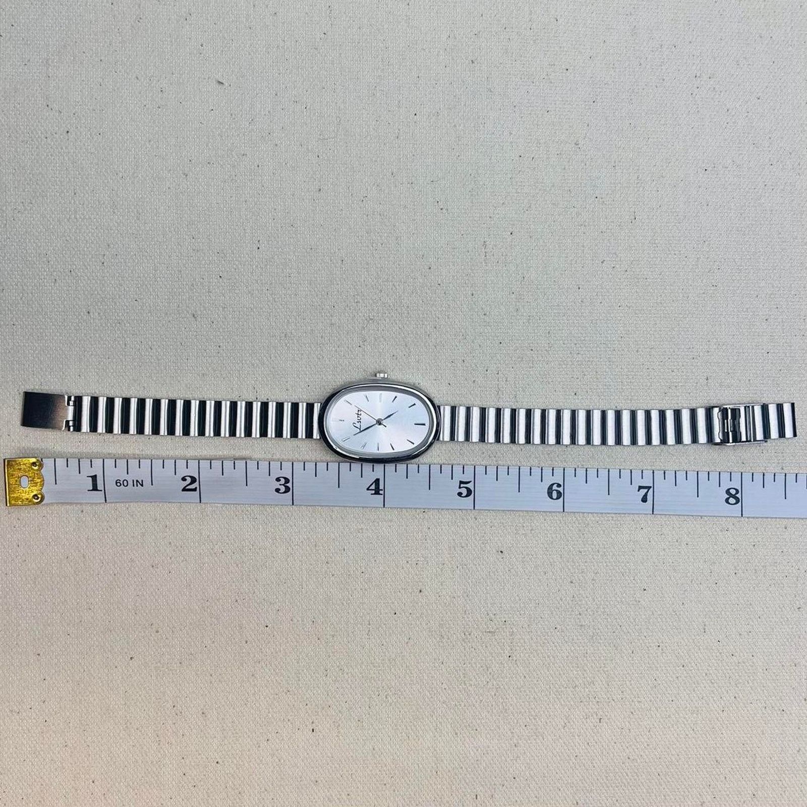 Vintage 2000s vintage style square stainless steel luxury watch Size ONE SIZE - 6 Thumbnail