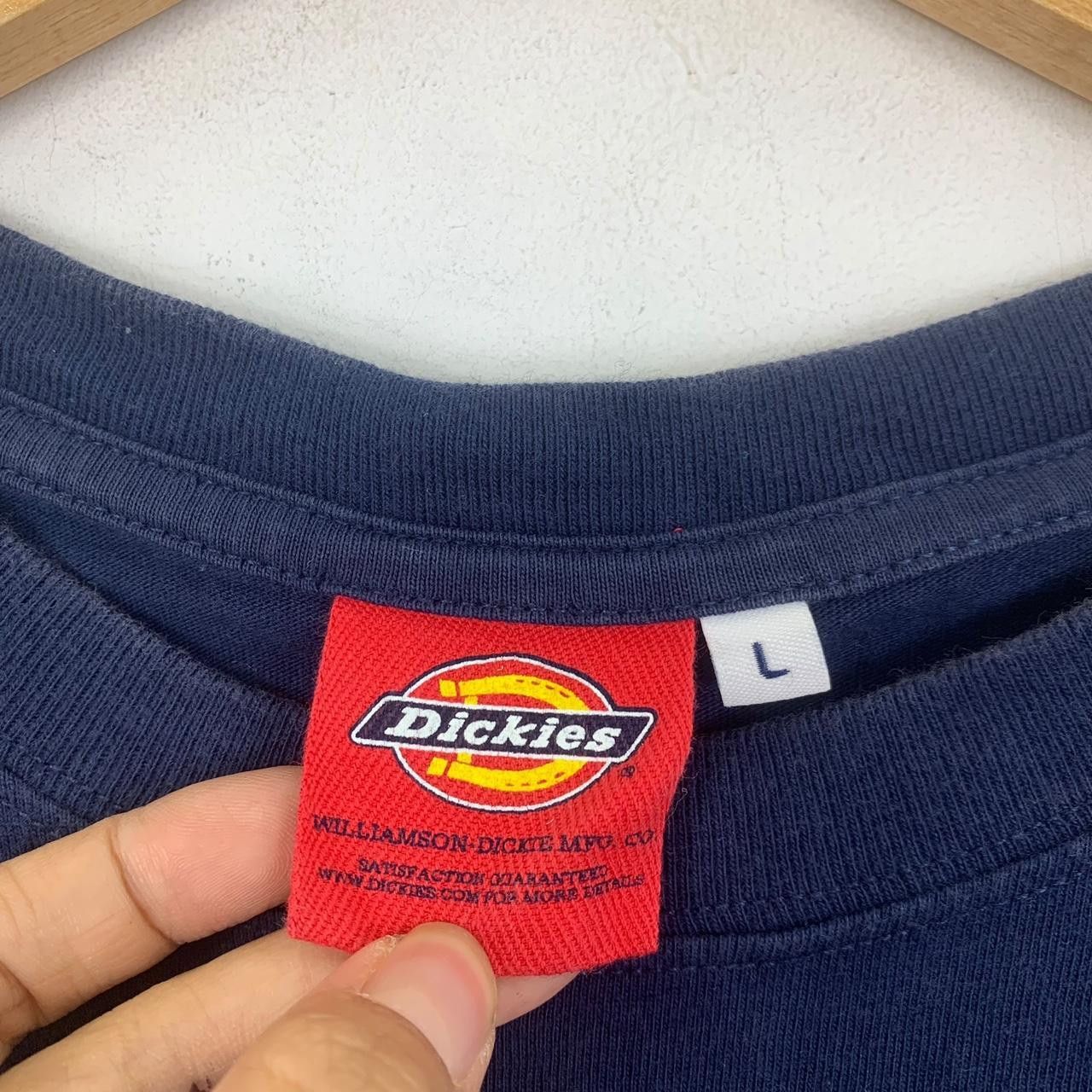 Dickies Vintage DICKIES USA Natural Dye Indigo Pocket Tee Shirt Top Size US L / EU 52-54 / 3 - 3 Thumbnail