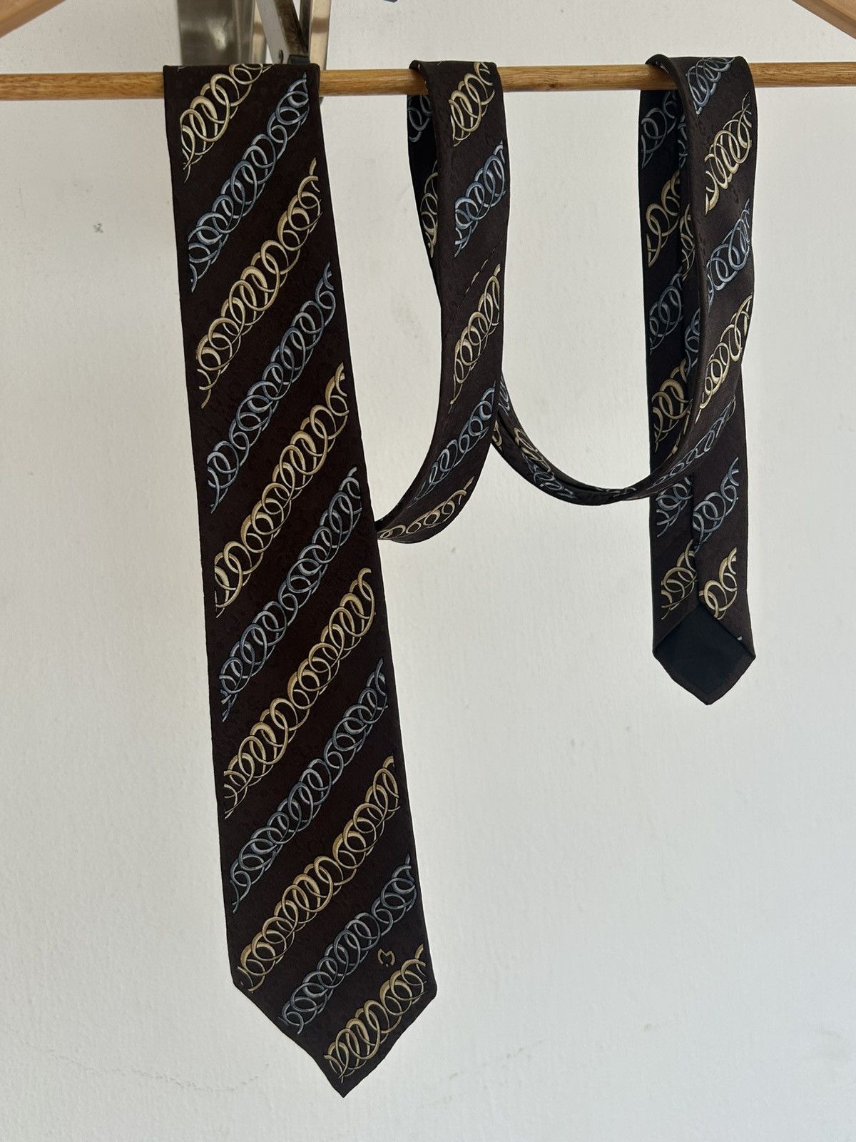 Mila Schon Mila Schon Vintage Tie Brown Size ONE SIZE - 1 Thumbnail