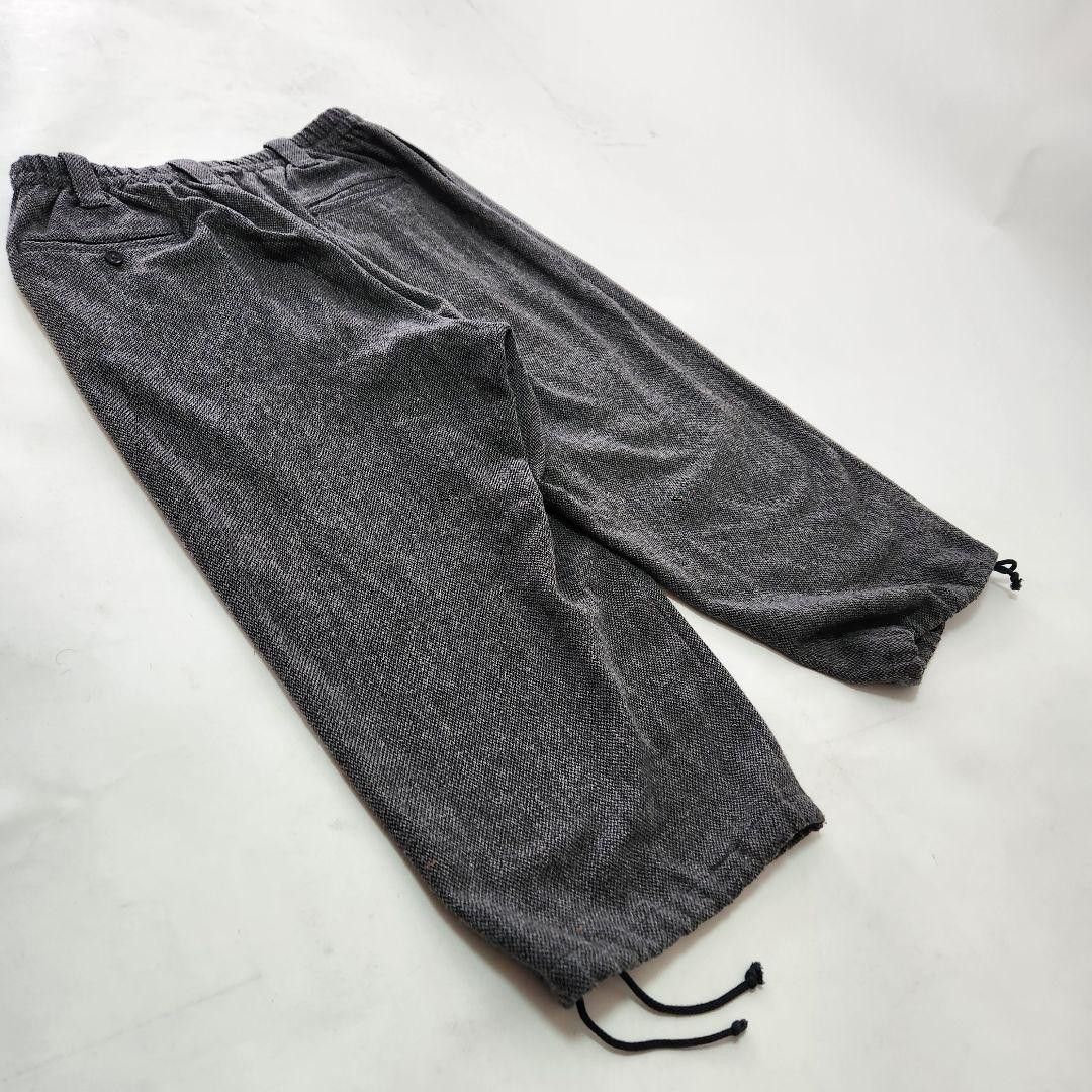 Yohji Yamamoto yohji yamamoto pour homme/cupra/wide tweed pants Size US 33 - 8 Thumbnail