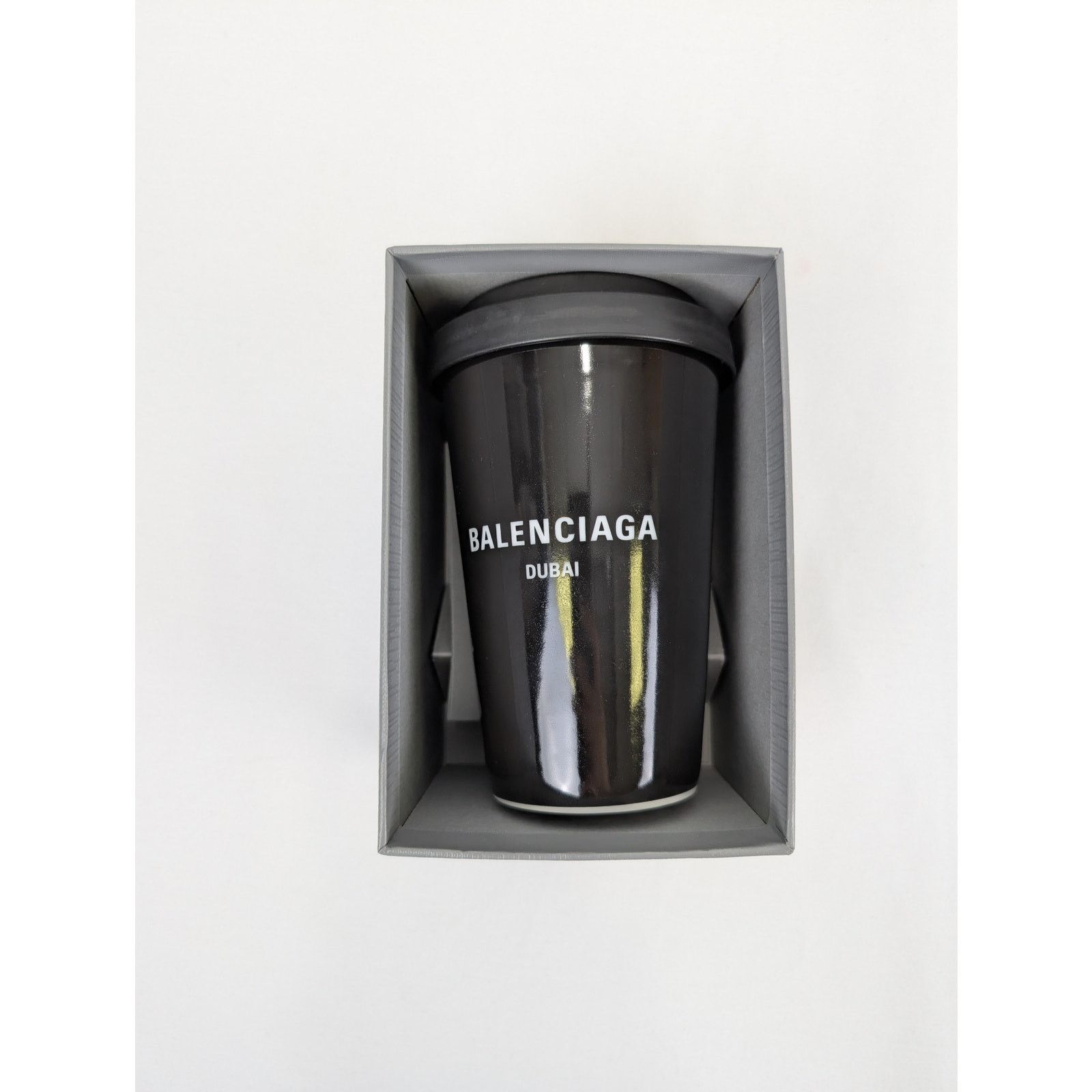 Balenciaga o1rshd1 Q:3 / Size: OS / Dubai Porcelain Coffee Cup in Black Size ONE SIZE - 7 Thumbnail