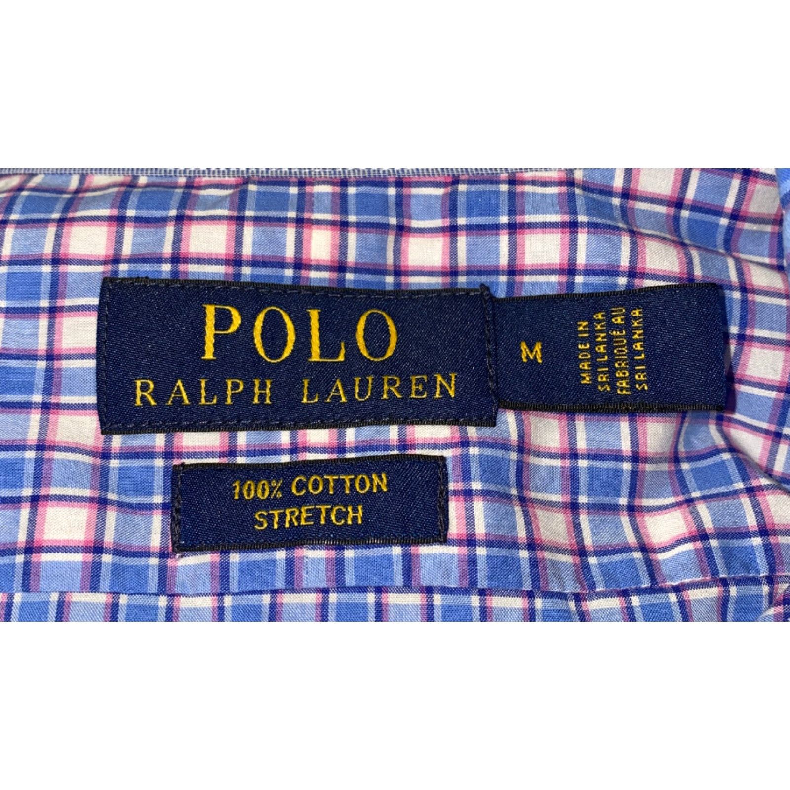 Polo Ralph Lauren Polo Ralph Lauren Shirt Mens M Multicolor Plaid Long Sleeve Stretch Button-Up Regular Casual Colorful Cotton Size US M / EU 48-50 / 2 - 6 Thumbnail