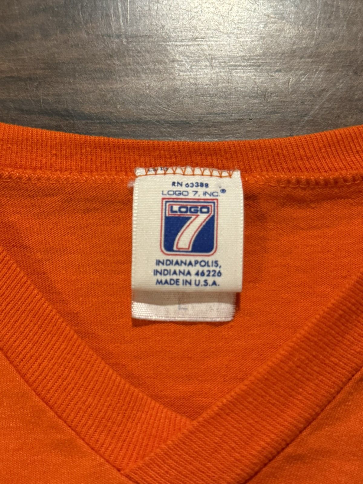 Logo 7 × NFL × Vintage Vintage 1987 Orange Logo 7 Denver Broncos Rose Bowl Tee Size US L / EU 52-54 / 3 - 5 Thumbnail