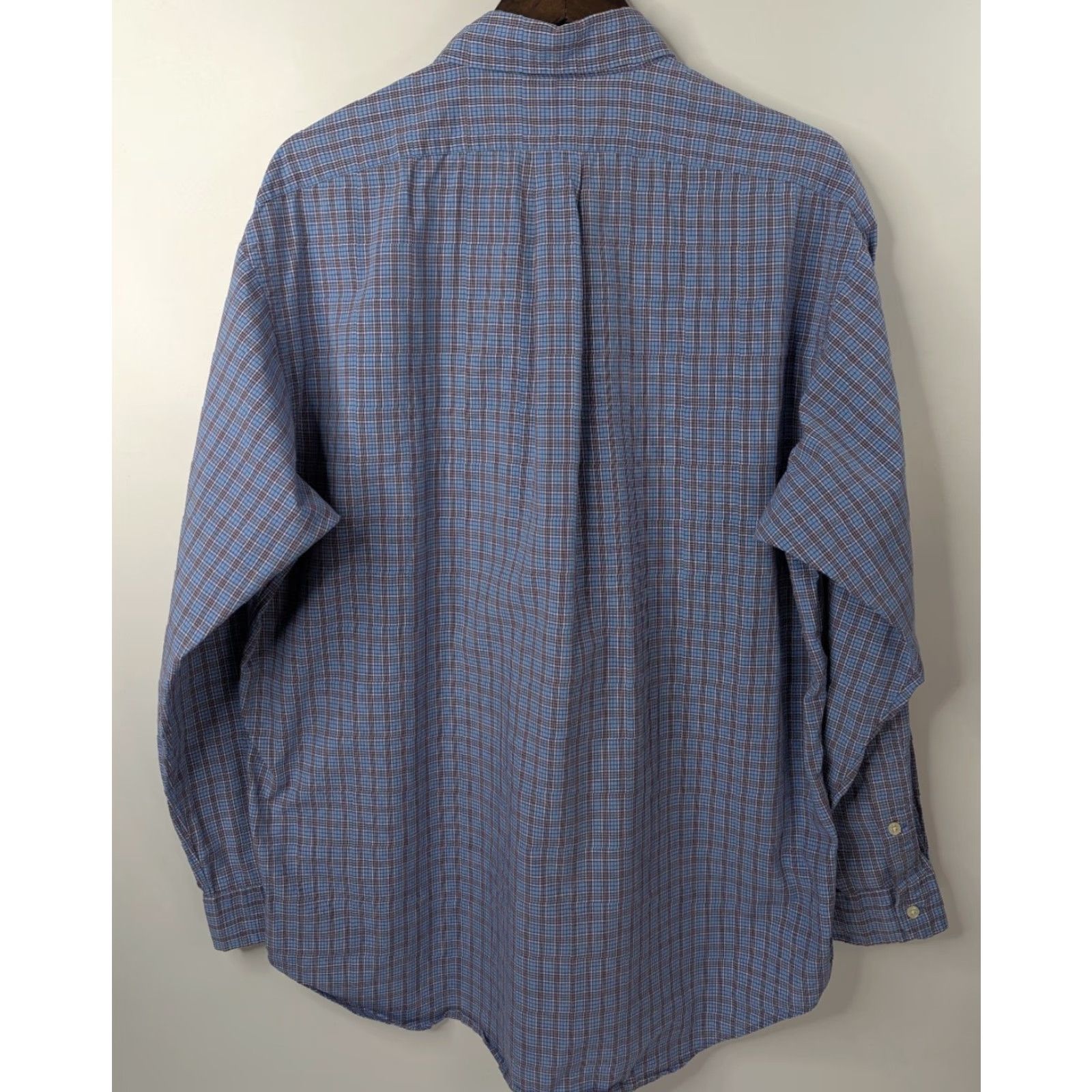 Ralph Lauren Ralph Lauren Blake Men's Large Long Sleeve Button-Down Shirt Plaid Blue Cotton Oxford / Breathable, Classic Fit, Regular, Button-Up, Collar Shirt Size US L / EU 52-54 / 3 - 4 Thumbnail