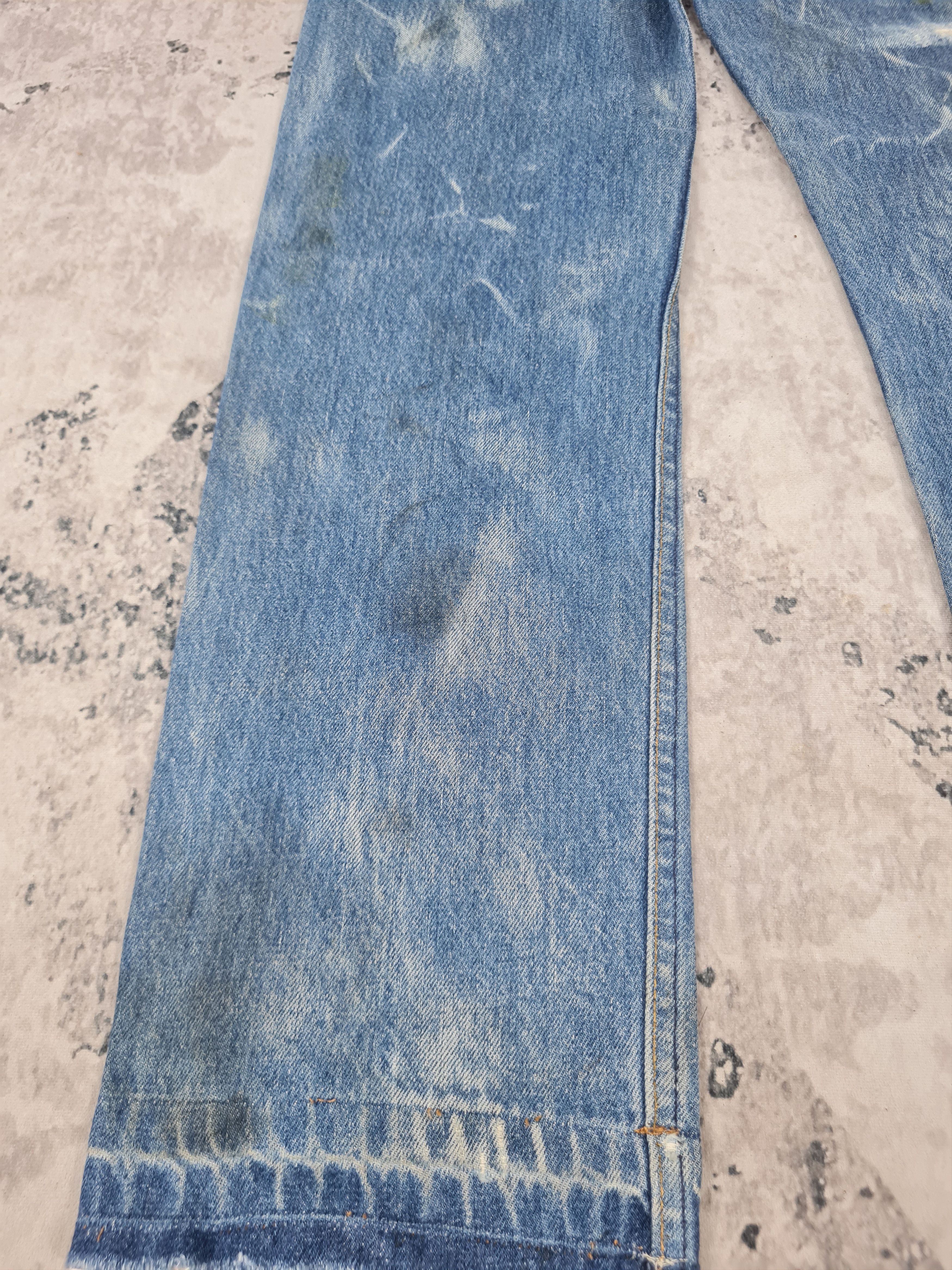 Levi's Vintage Clothing Vtg 90's LEVIS 501 Bleach Design Rust Jeans L0403 Size 30X31 Size US 30 / EU 46 - 11 Thumbnail
