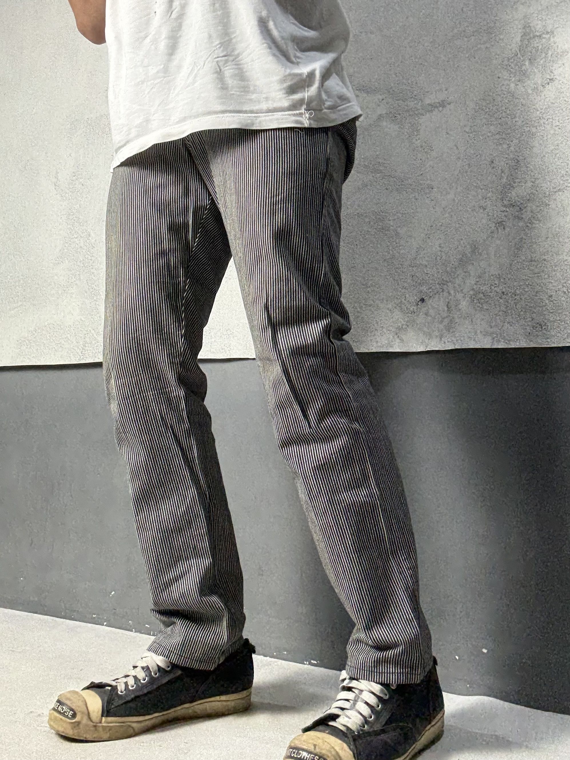 Comme des Garcons 2001 Comme Des Garcons Homme Plus Stripe Pants Size US 30 / EU 46 - 3 Thumbnail