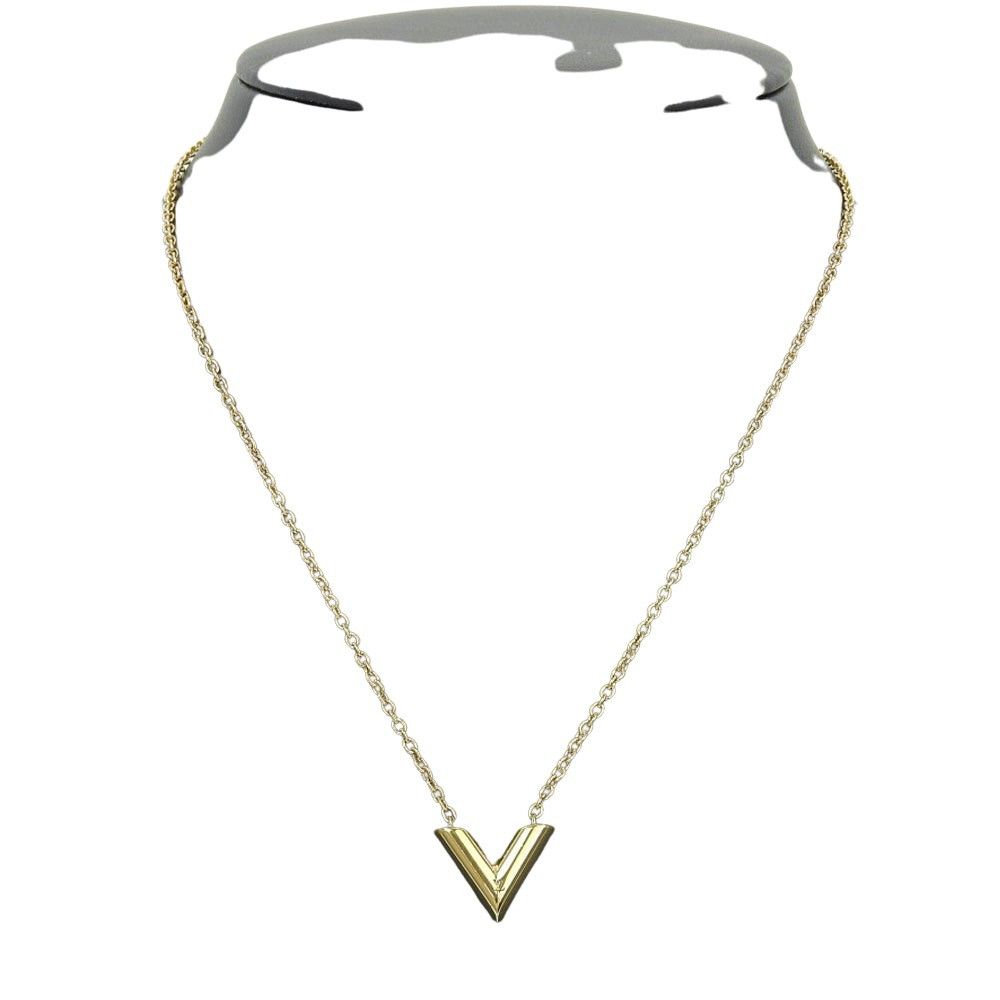 Louis Vuitton MP2914 2021 Dice LV Circle Monogram Flower Gold tone Necklace