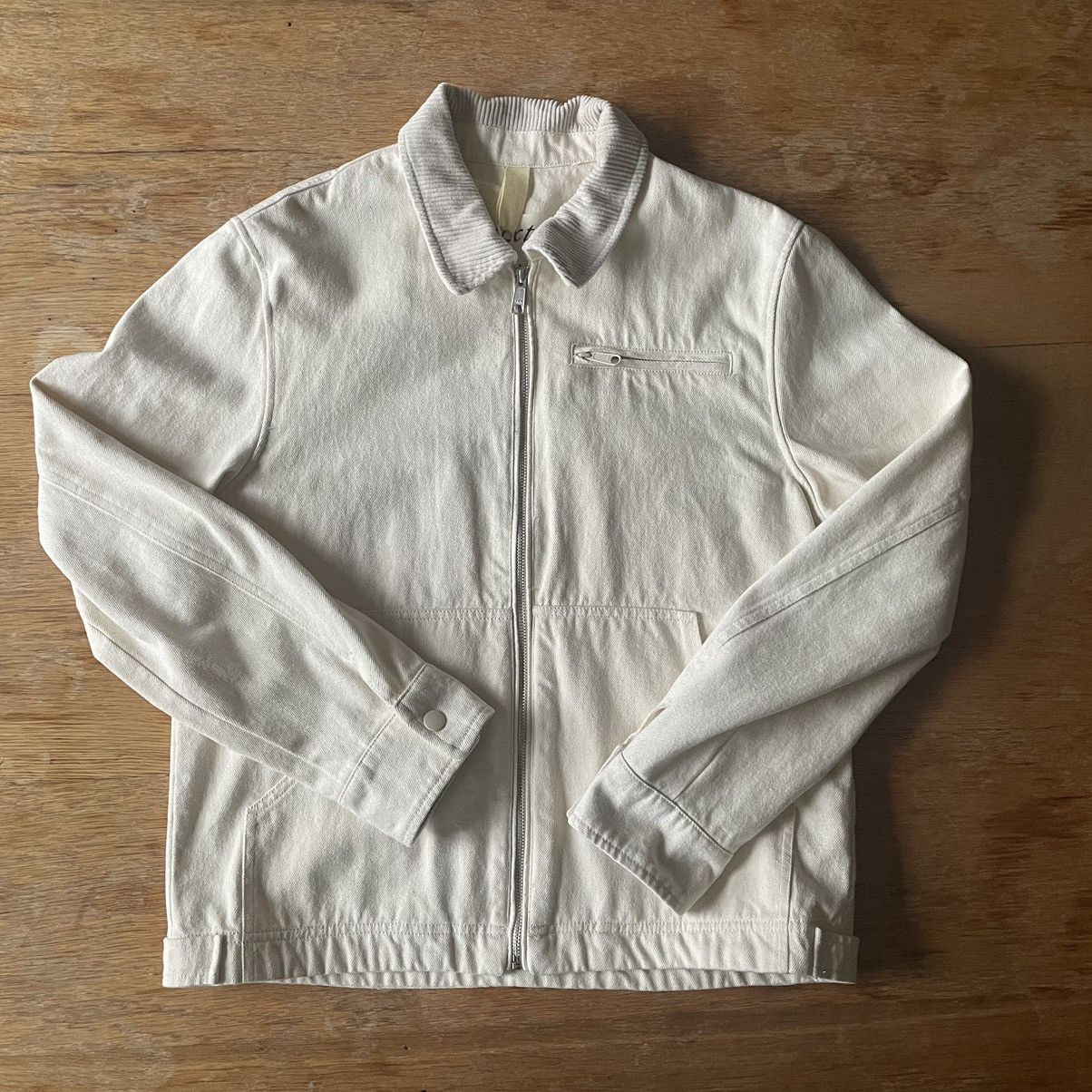 Brixtol × Stockholm Surfboard Club Carter jacket in Ecru (100% cotton) Size US M / EU 48-50 / 2 - 1 Thumbnail